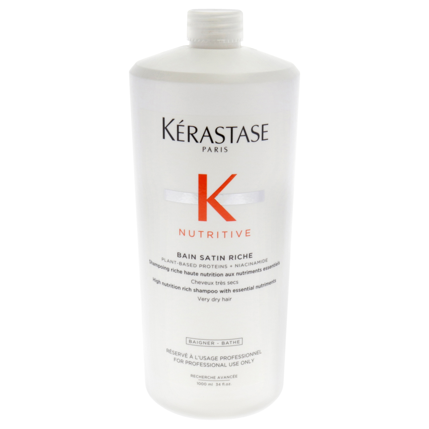 Shampooing fortifiant bain de satin Riche par Kerastase pour unisexe - 34&nbsp;oz Shampoo