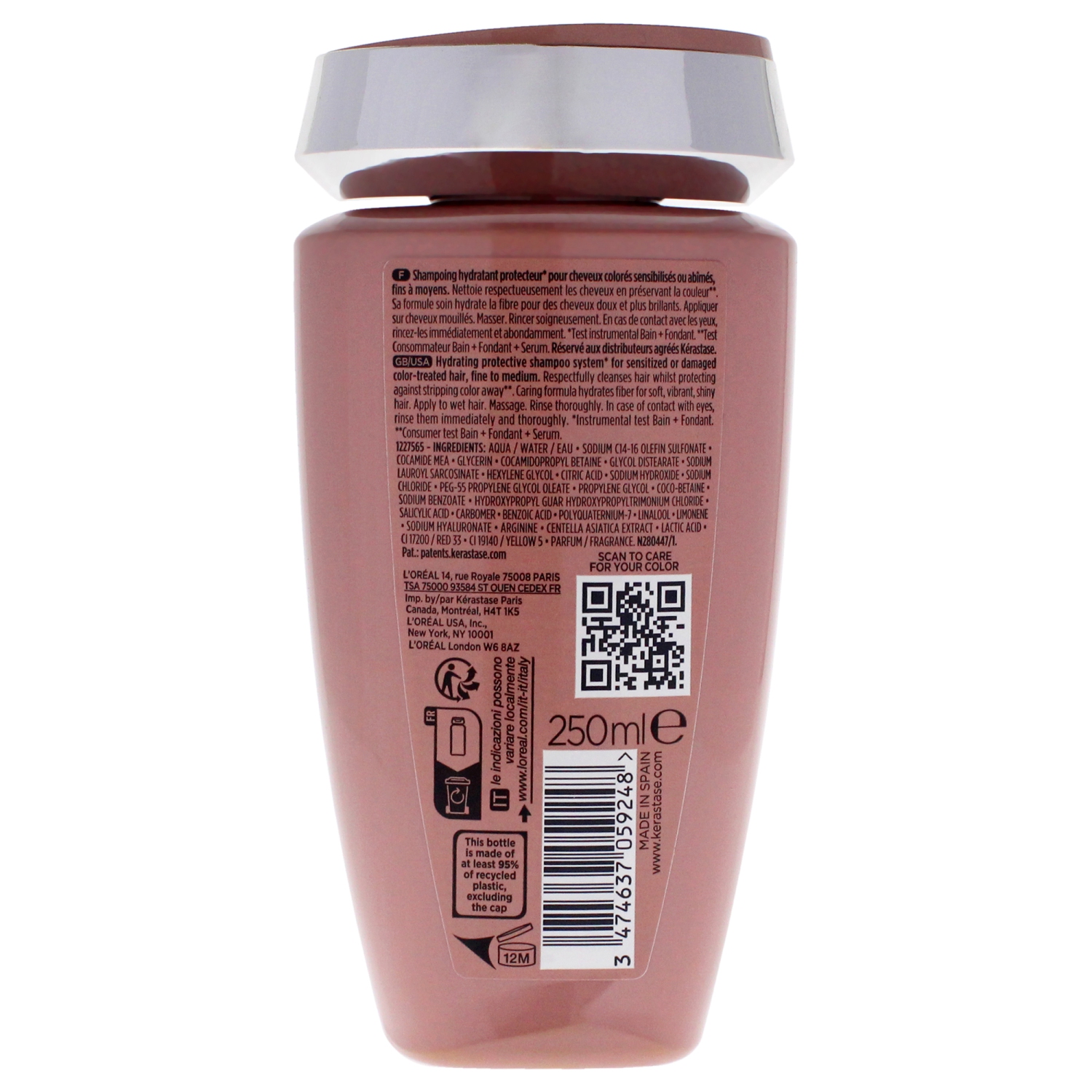 Shampooing respect Chroma Absolu bain Chroma par Kerastase pour unisexe - 8,4&nbsp;oz Shampoo