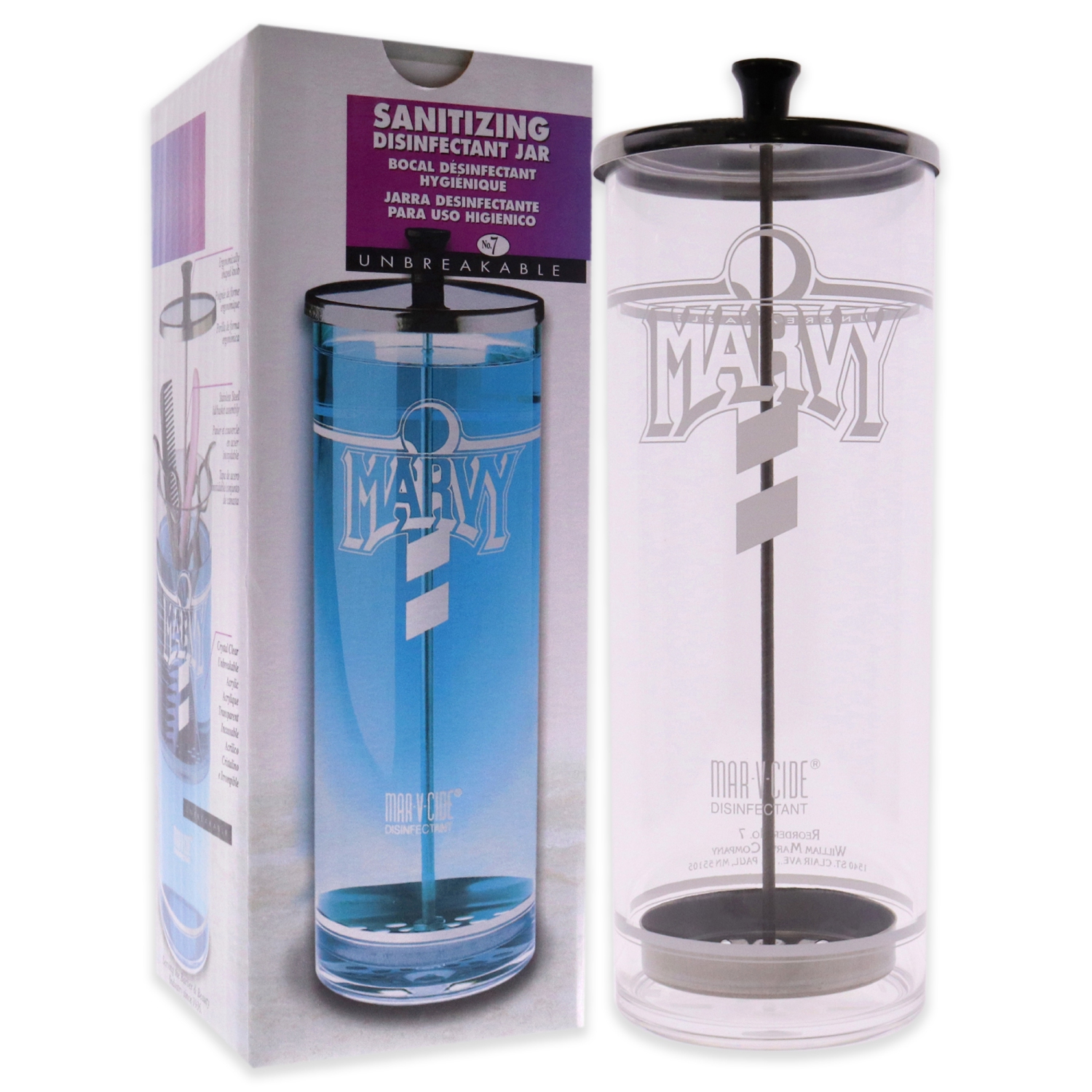 Mar-V-Cide désinfectant Jar - 7 par Marianna pour unisexe - 1 pot PC