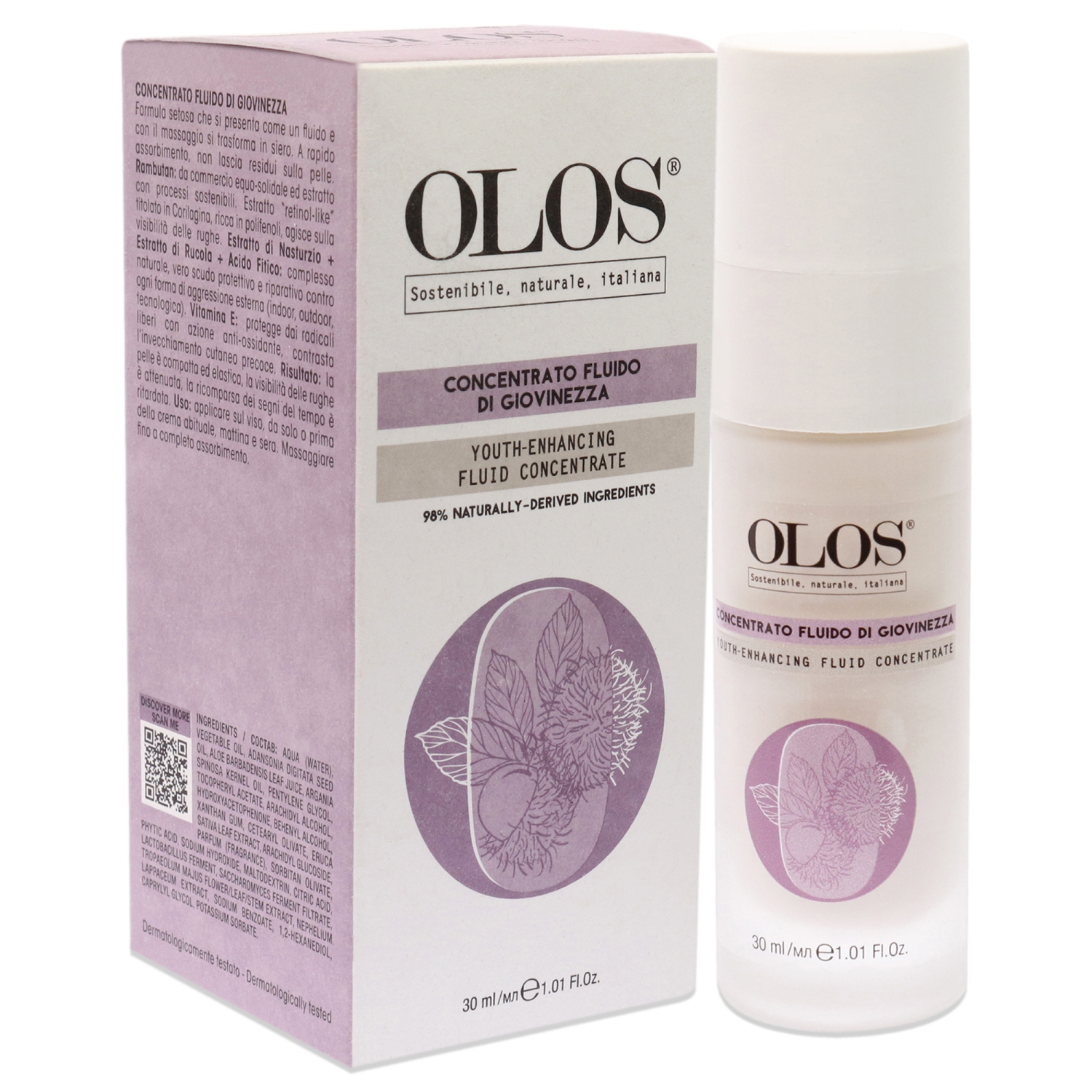 Youth-enhancing Fluid Concentrate by Olos for Unisex - 1.01 oz Serum