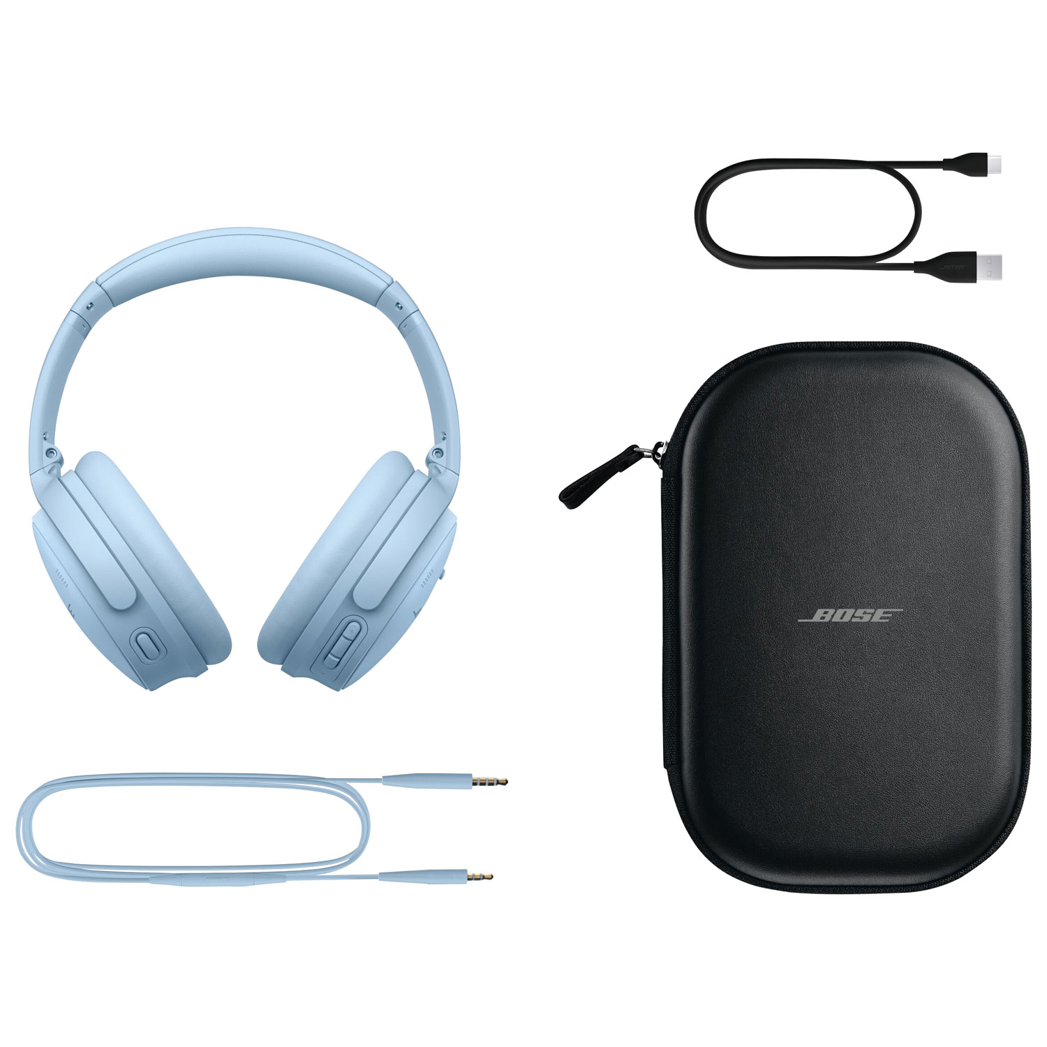 Bose QuietComfort Over-Ear Noise Cancelling Bluetooth Headphones 