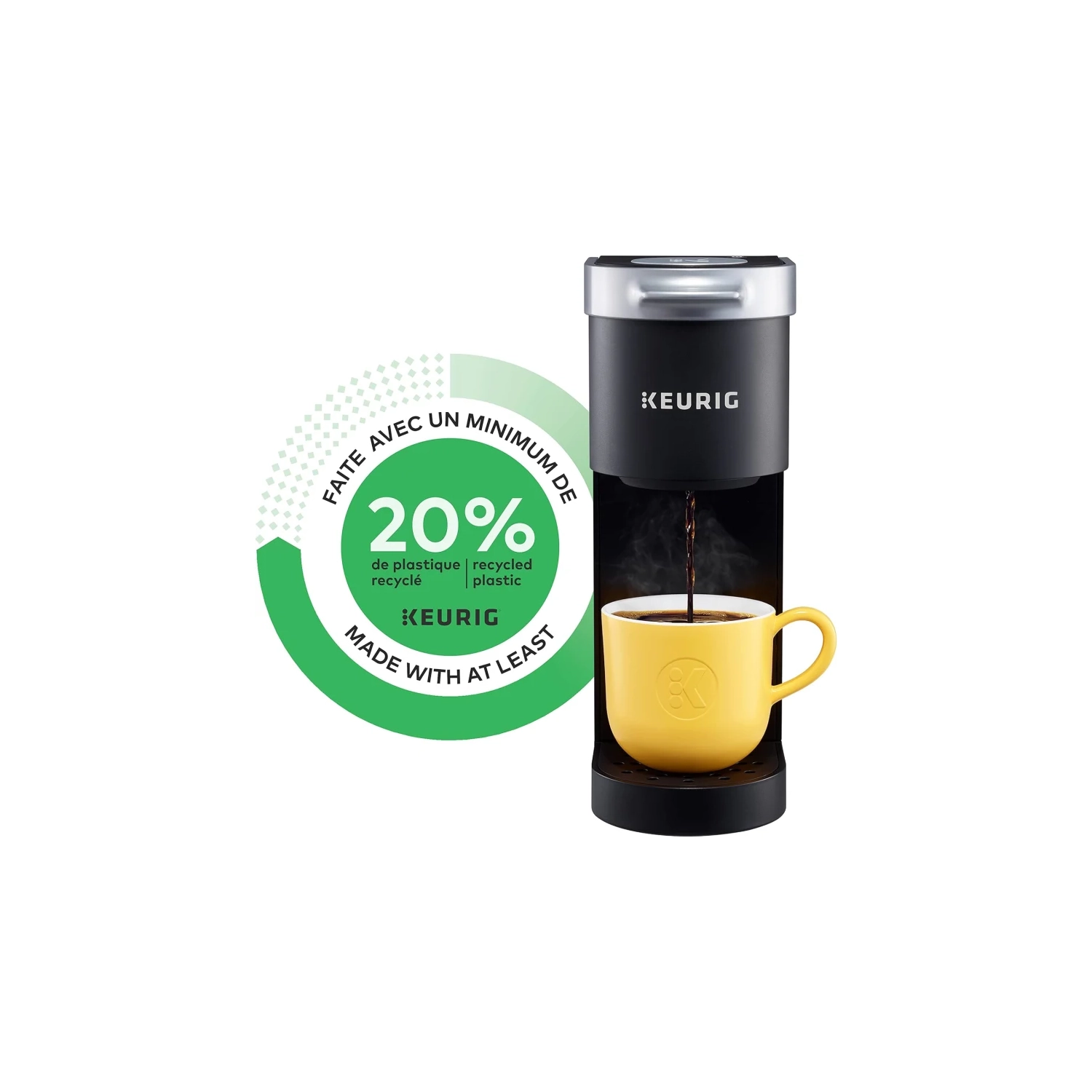 Cafetière compacte de Keurig : Infusion rapide, tailles personnalisables et options écologiques