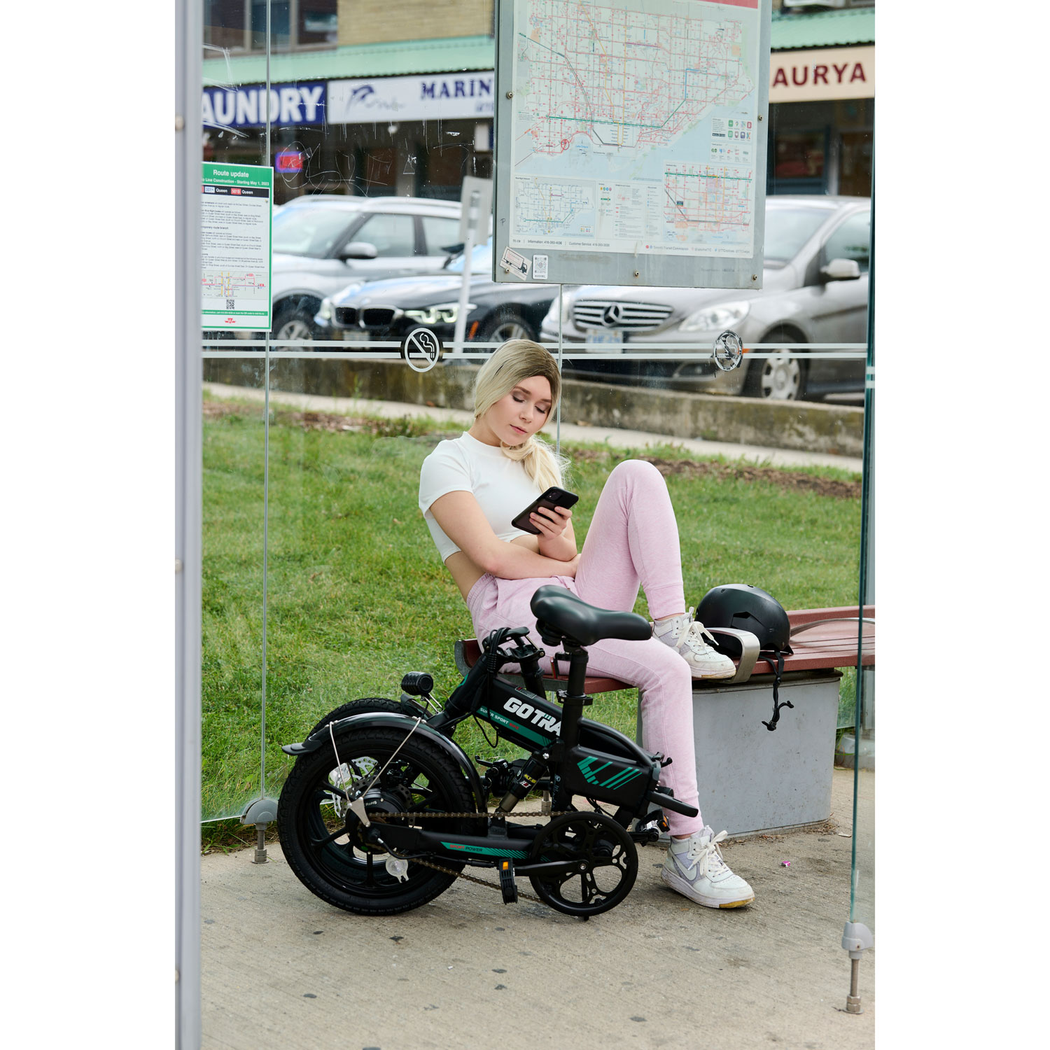 Gotrax B01 Foldable Electric City Bike - Black