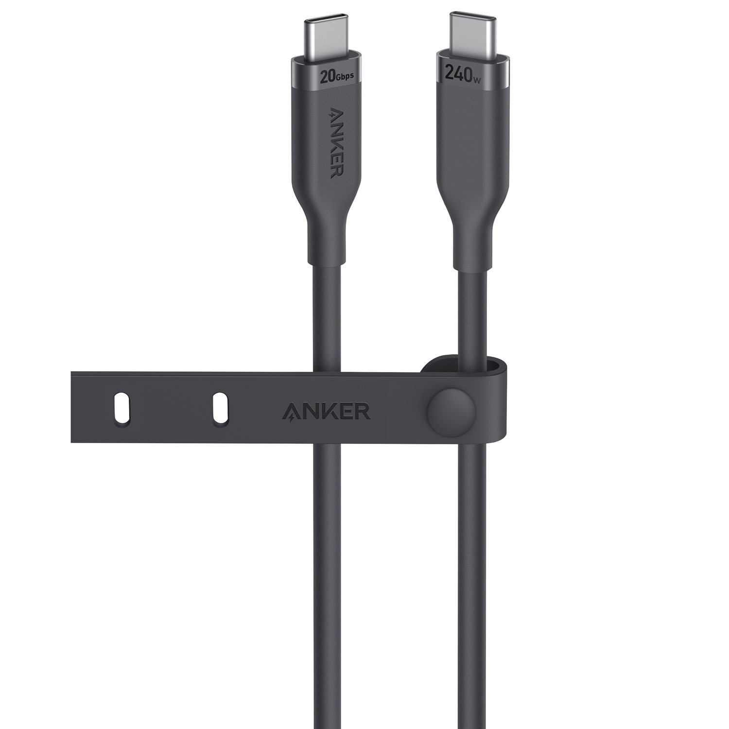 Câble USB-C à USB-C 2e génération 20 Gb/s de 0,9 m d'Anker (A80N1H11-5) - Gris