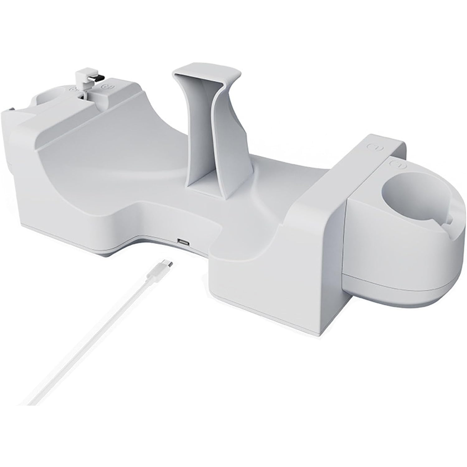 Station de chargement compatible avec le casque de réalité virtuelle Oculus/Meta Quest 3 et la manette Chargeur rapide base de chargement mural pour