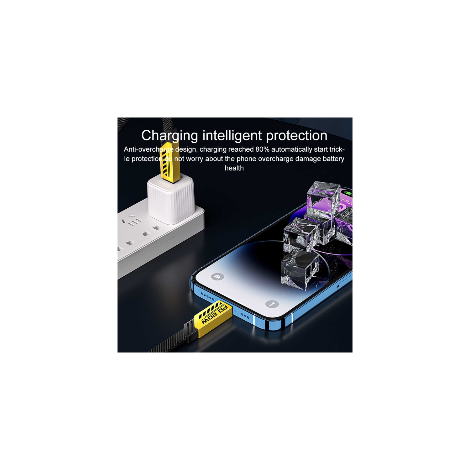 WEKOME 1m USB-C to USB-C 6A Super Fast charge Cable (WDC-190)Yellow