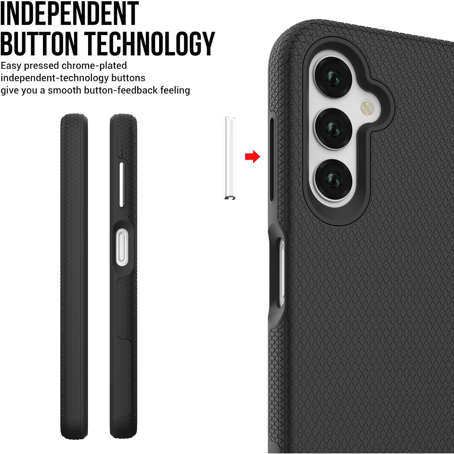 [CS] Étui rigide ajusté hybride mince antichoc pour Samsung Galaxy S25/S24, bleu marine