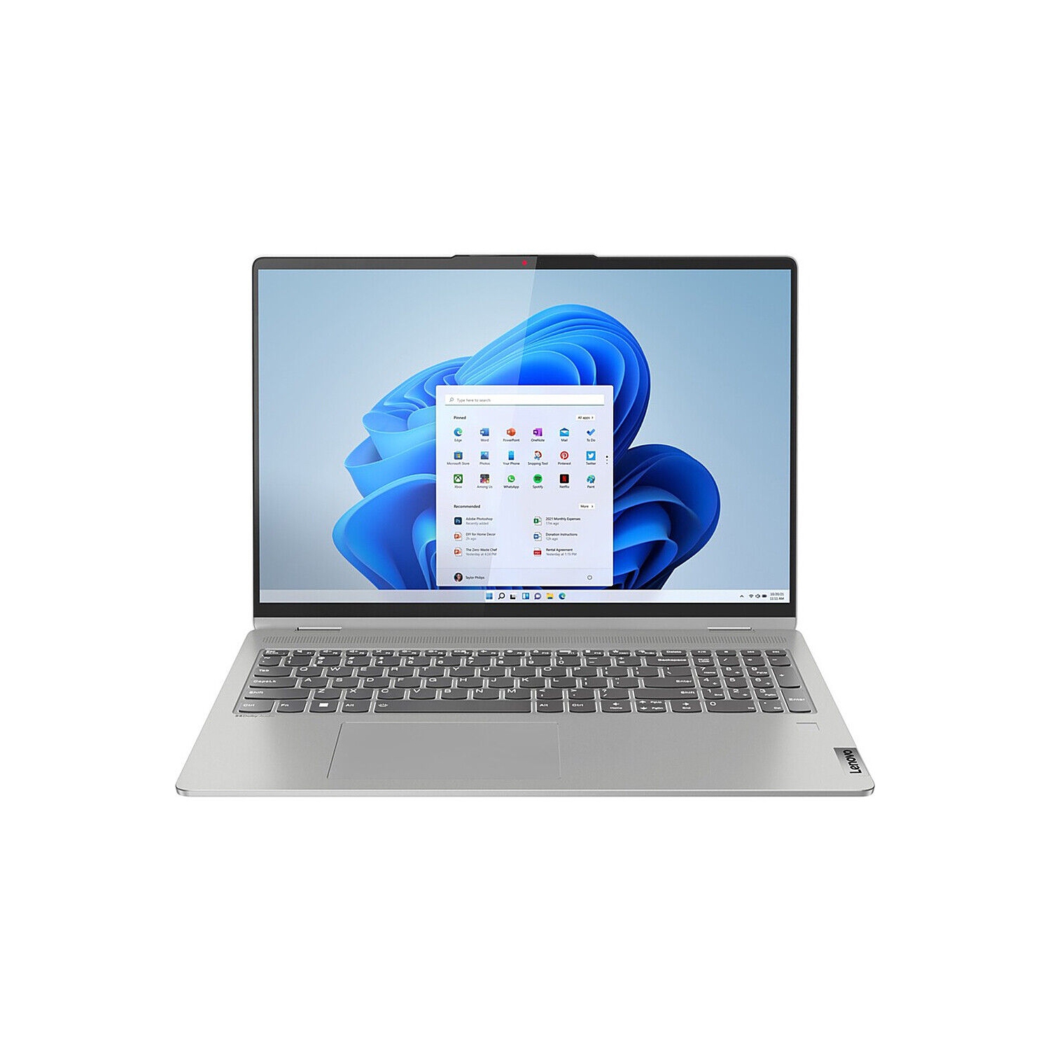 Refurbished (Good) Lenovo IdeaPad Flex 5i Laptop, 16" 2-in-1 Touch WUXGA IPS 60Hz, i7-1355U, Iris Xe, 16GB, 1TB SSD