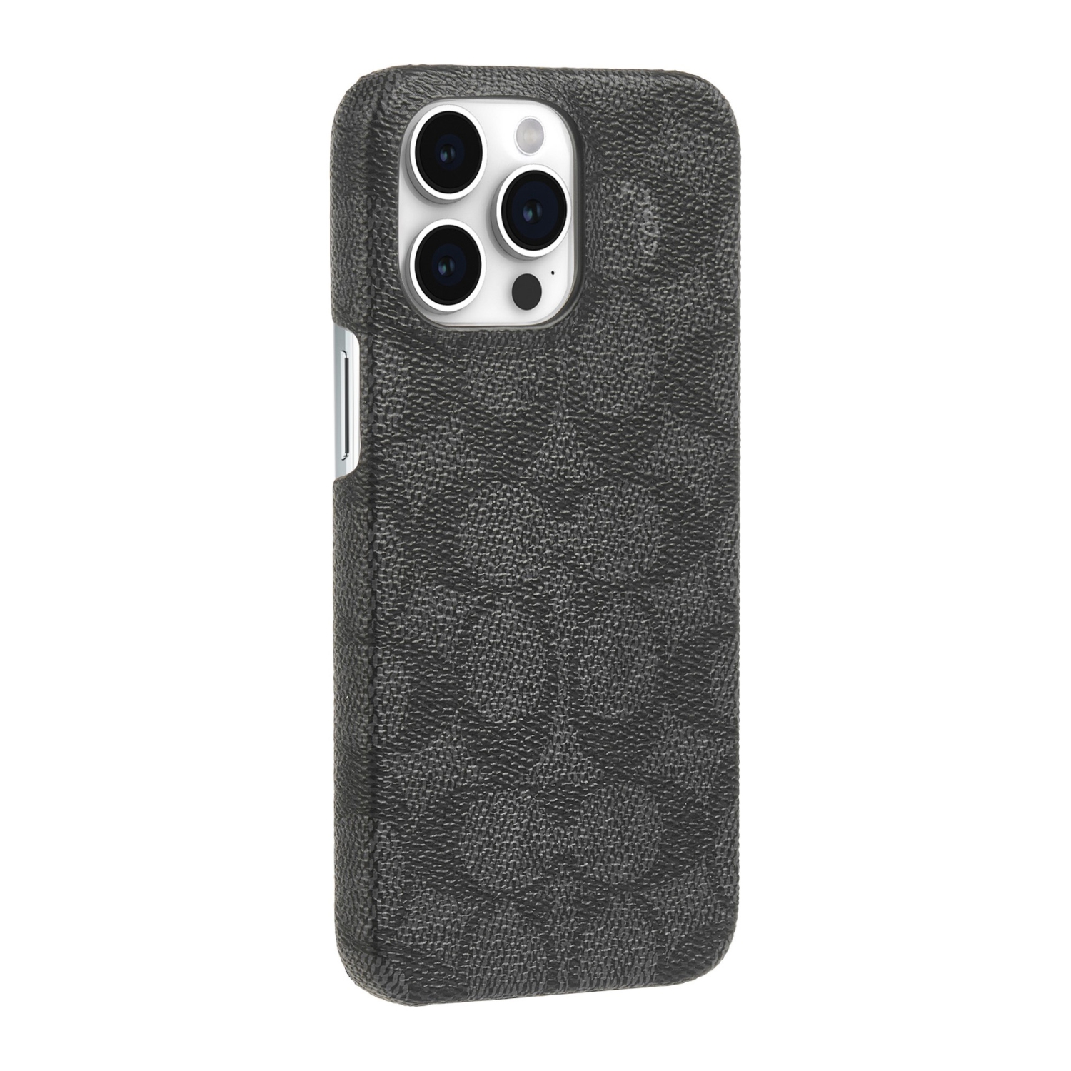 Coach iPhone 15 Pro Max Plastic Fitted Hard Shell Case – Charcoal