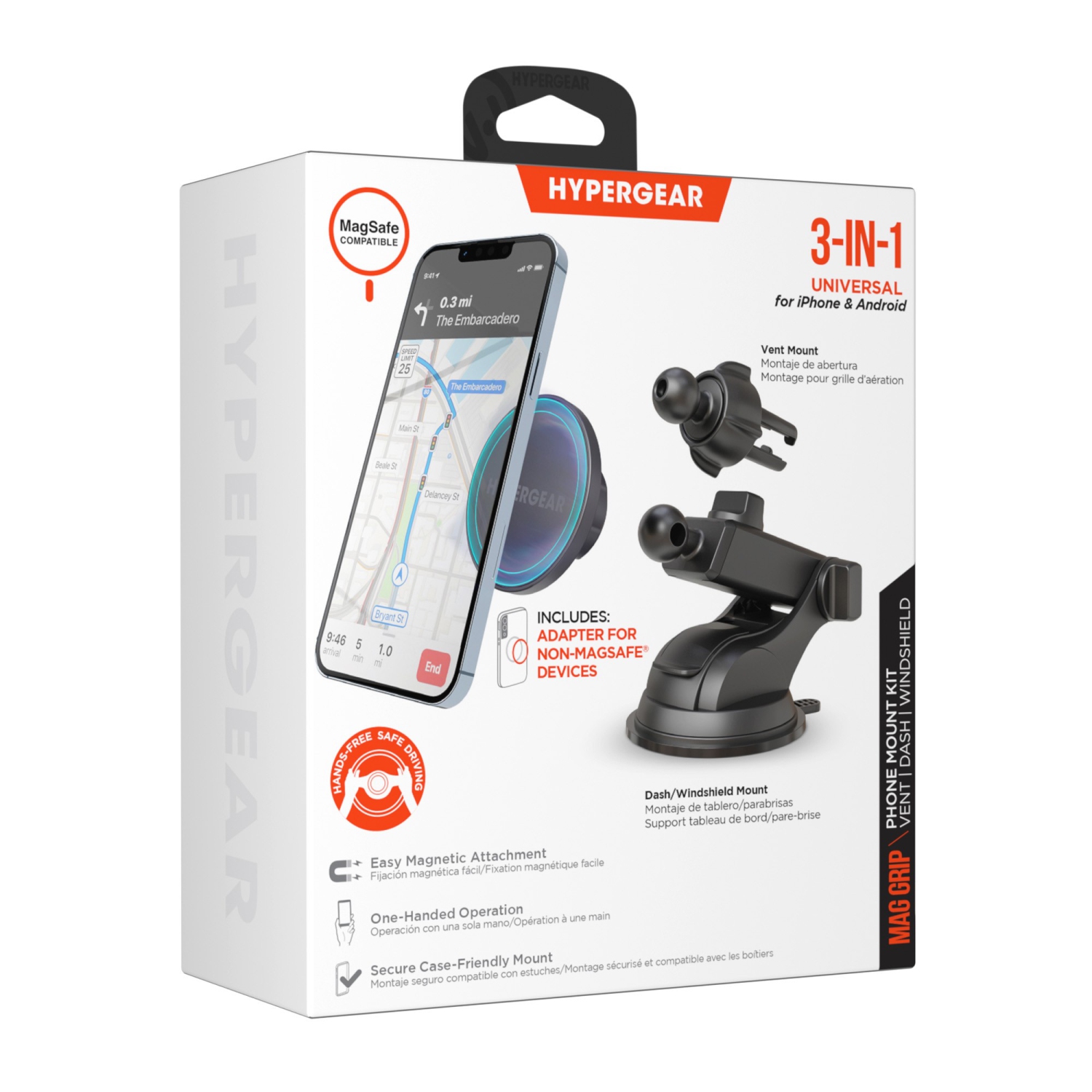 Hypergear Magsafe Iphone Car Mount Phone Charger Hot Sale Holder