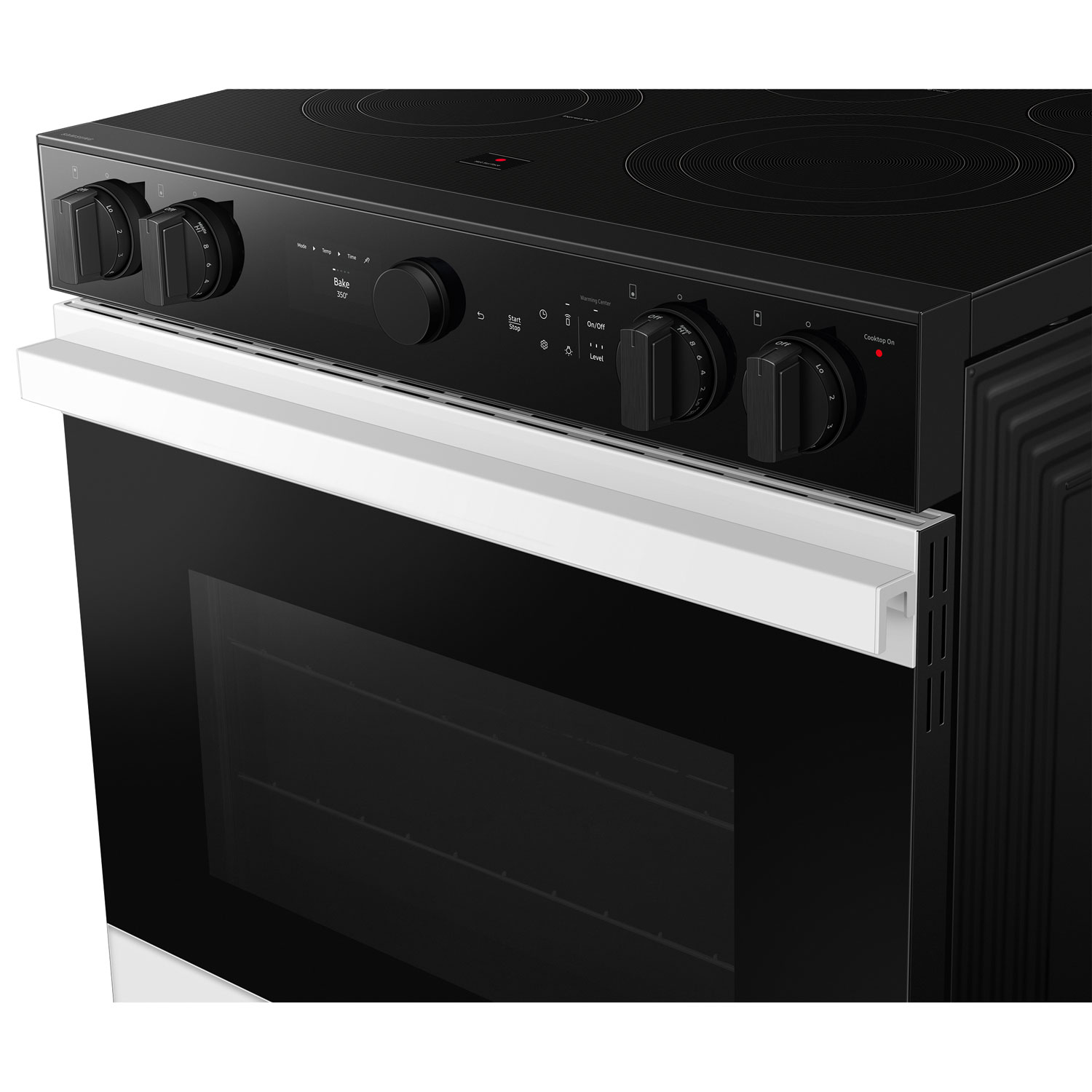 Samsung BESPOKE 30" 6.3 Cu. Ft. True Convection 5 Elements Slide-In Electric Range - White