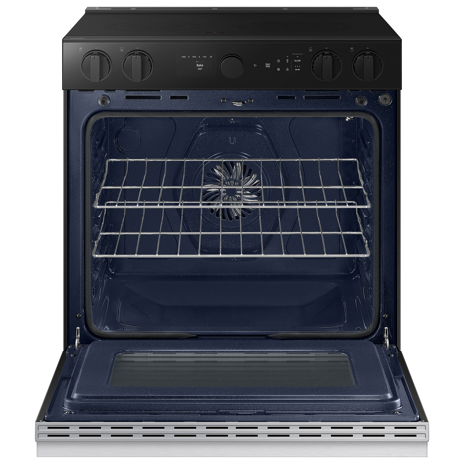 Cuisinière électrique encastrable à 5 éléments avec convection véritable 6,3 pi³ 30 po de Samsung - Acier inoxydable
