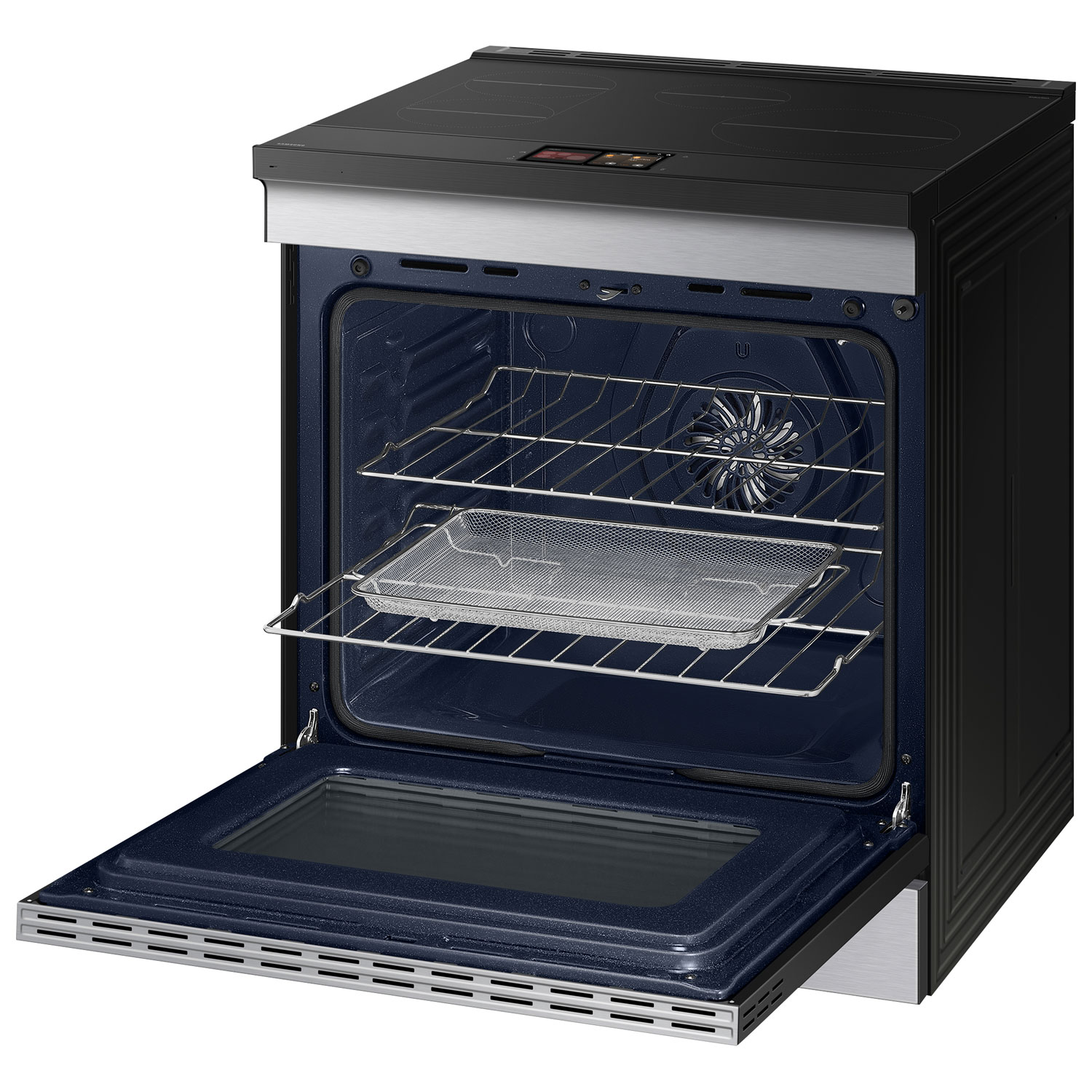 Samsung 30" 6.3 Cu. Ft. True Convection Slide-In Induction Range - Stainless Steel