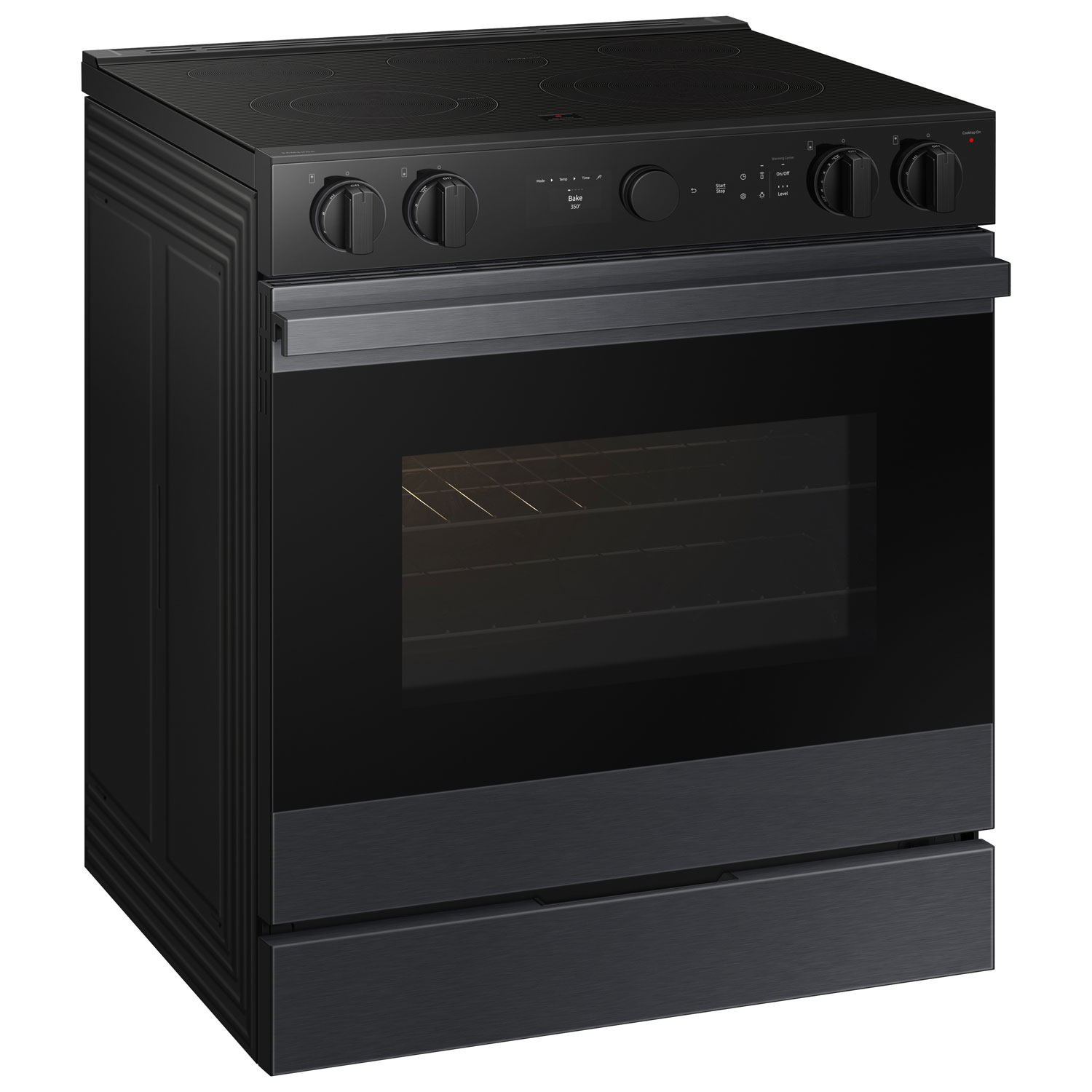 Samsung BESPOKE 30" 6.3 Cu. Ft. True Convection 5-Element Slide-In Electric Range - Matte