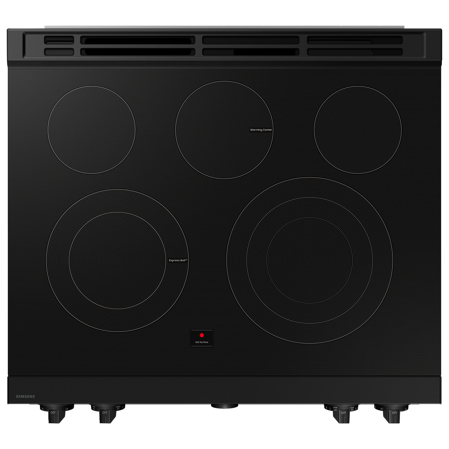 Cuisinière électrique encastrable 5 éléments convection véritable 6,3 pi³ 30 po BESPOKE de Samsung - Acier inoxydable