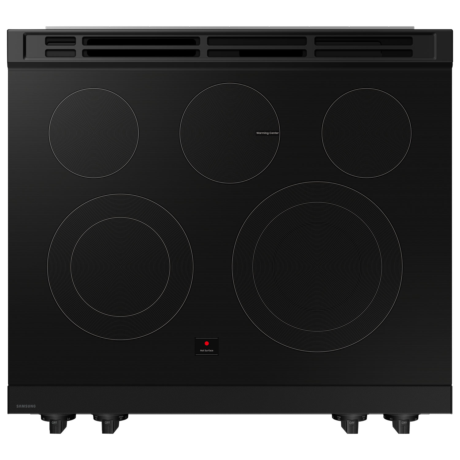 Samsung 30" 6.3 Cu. Ft. Fan Convection 5-Element Slide-In Electric Range - Stainless Steel
