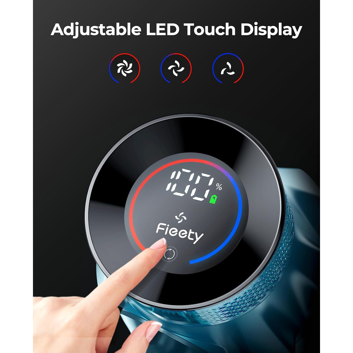 Aspirateur-balai sans fil 450&nbsp;W 38KPA de HONITURE avec écran tactile 60&nbsp;min batterie d'exécution aspirateur à main aspirateur sans fil