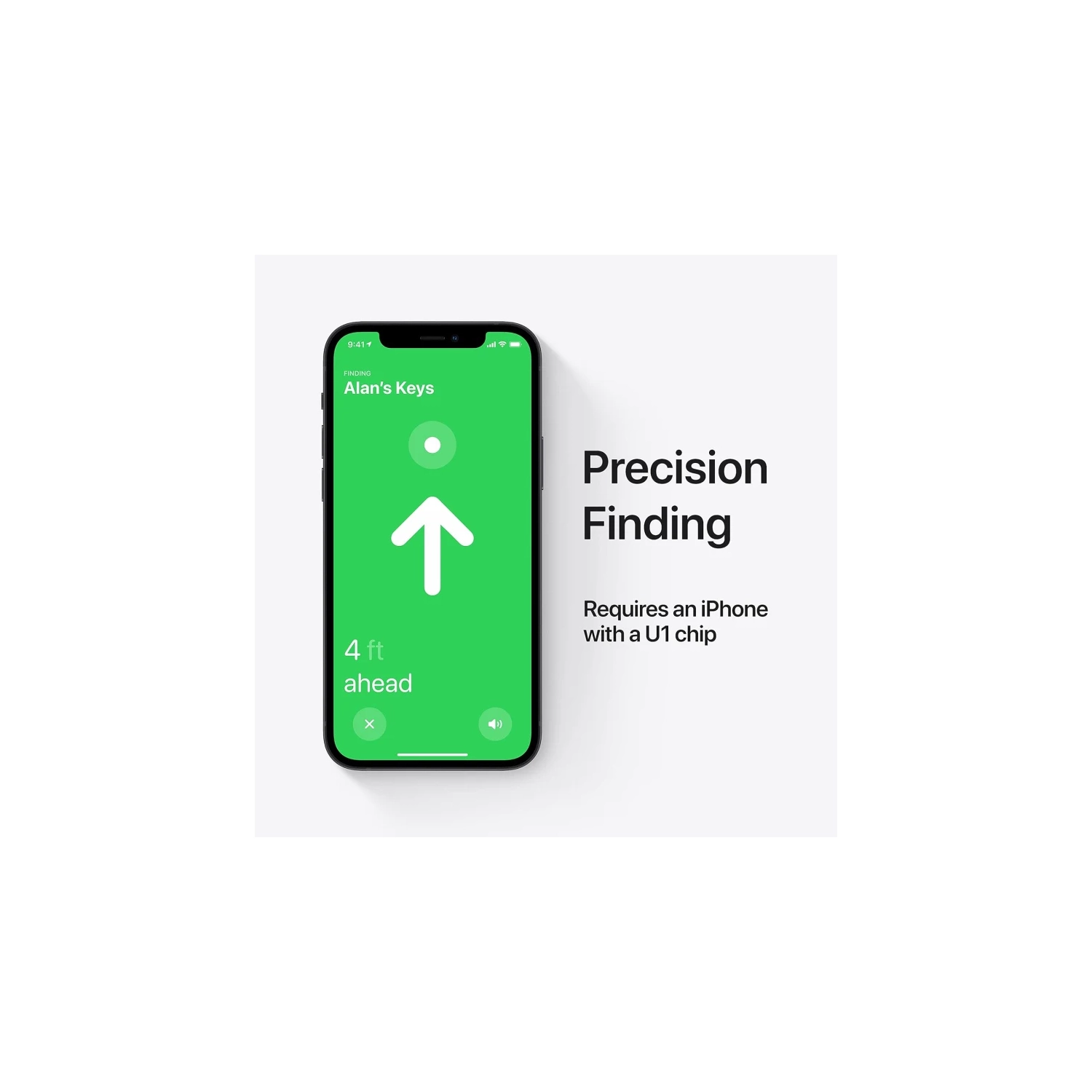 Apple AirTag Bluetooth Item Tracker - White