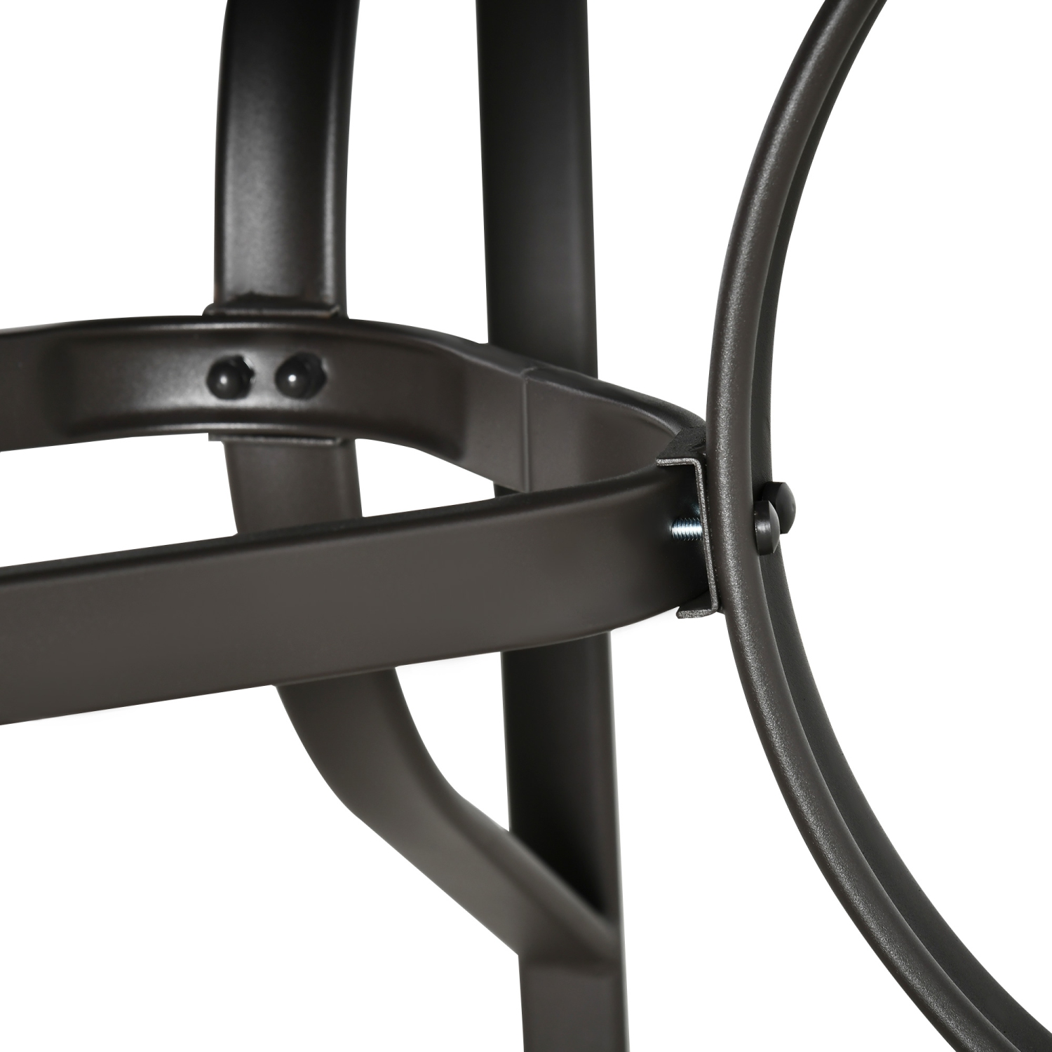 Ensemble patio Outsunny pour 6 avec parasol, ensemble patio extérieur 8 pièces, 6 chaises en filet, table rectangulaire à surface en verre et parasol