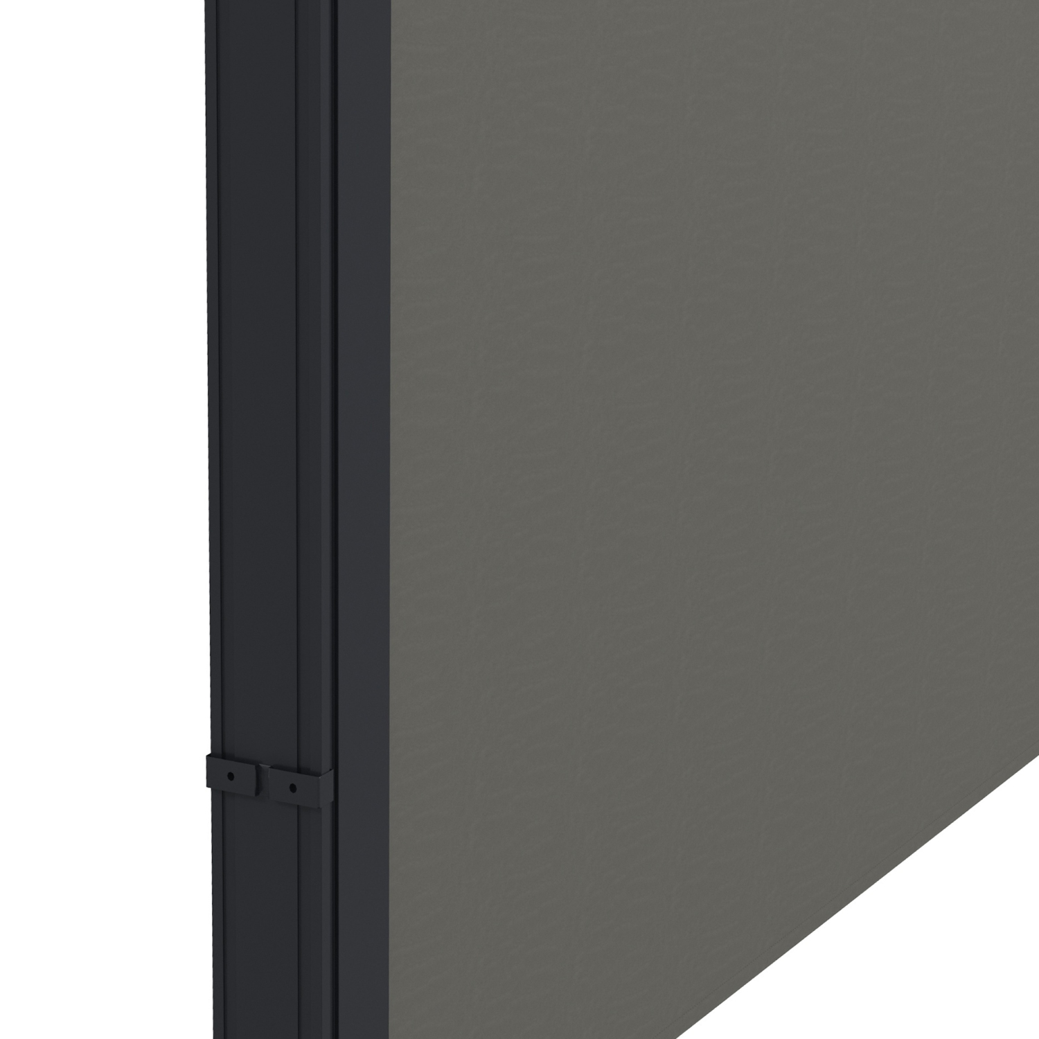 Auvent rétractable Outsunny 13 x 5 pi, séparateur écran de confidentialité jardin, coupe-vent à cassette complète pour bain à remous, balcon,