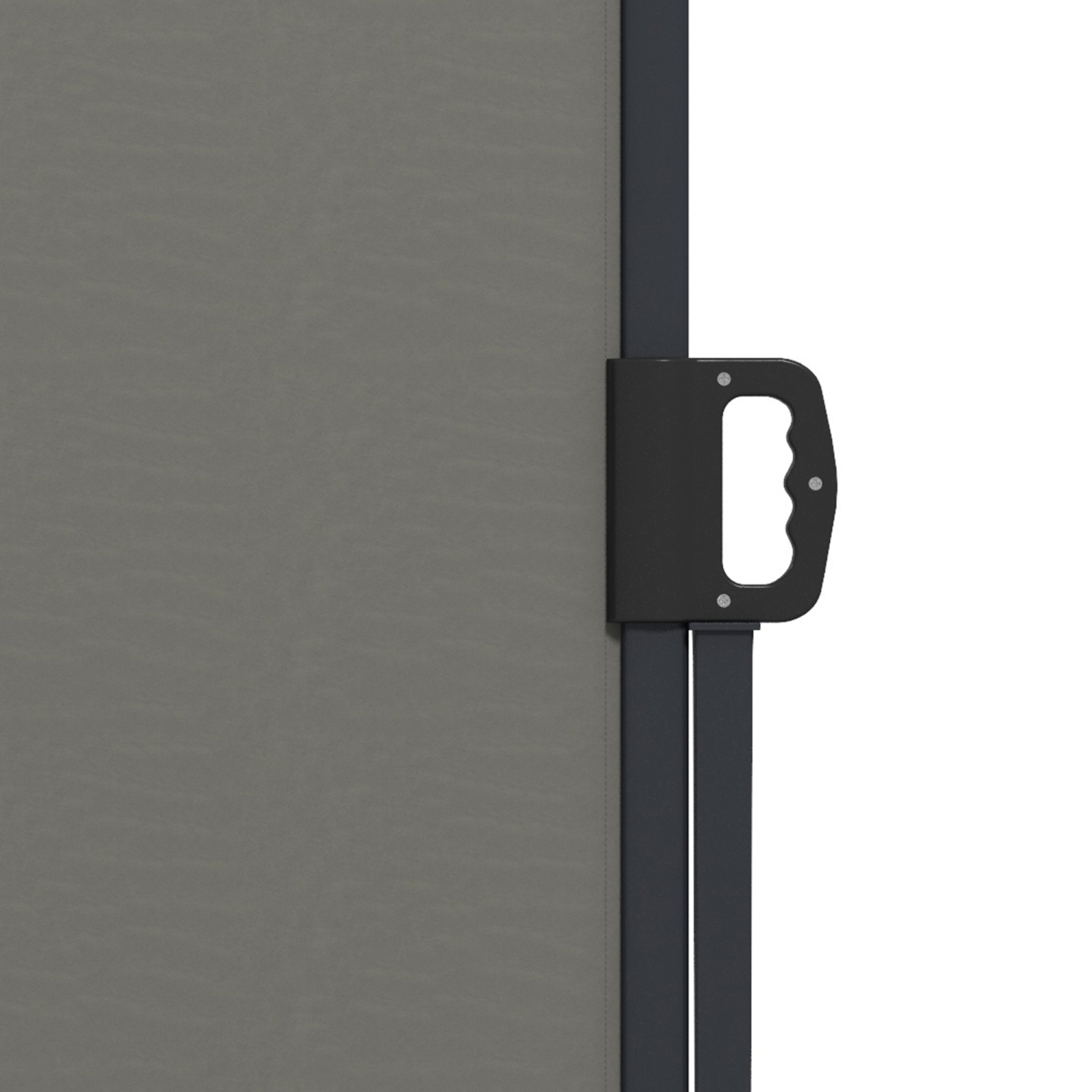 Auvent rétractable Outsunny 13 x 5 pi, séparateur écran de confidentialité jardin, coupe-vent à cassette complète pour bain à remous, balcon,