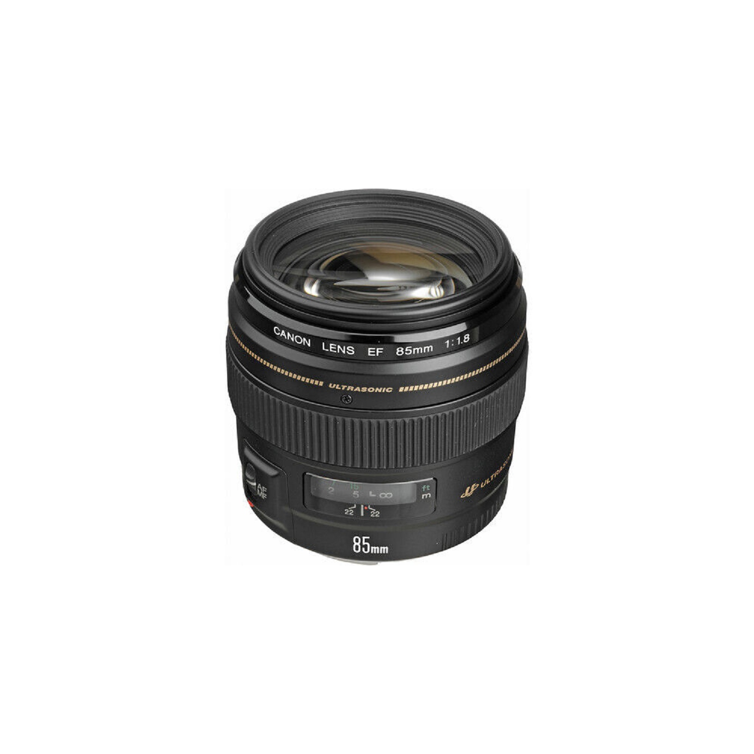 Canon EF 85mm f/1.8 USM Lens 2519A003 - 10PC Accessory Bundle