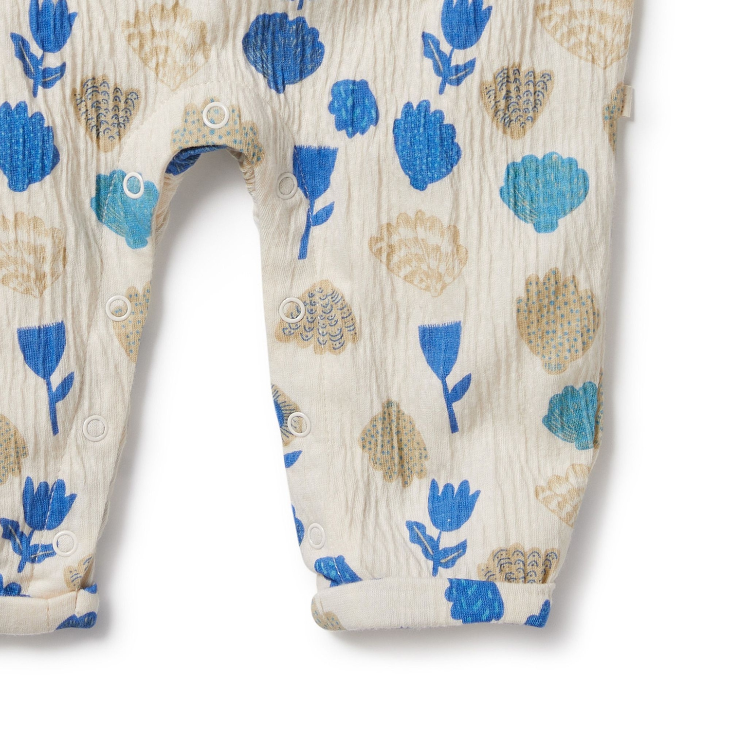 Wilson+Frenchy Crinkle Jumpsuit - Ocean Breeze