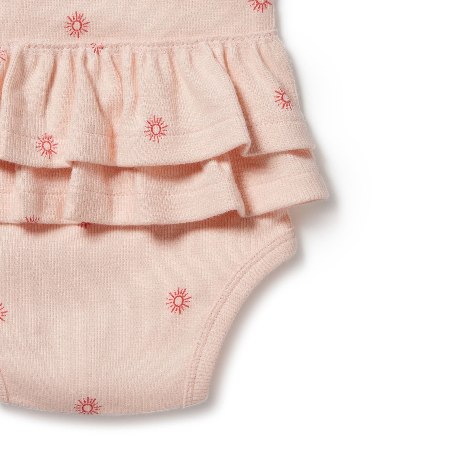 Wilson+Frenchy Organic Ruffle Bodysuit - Petit Soleil