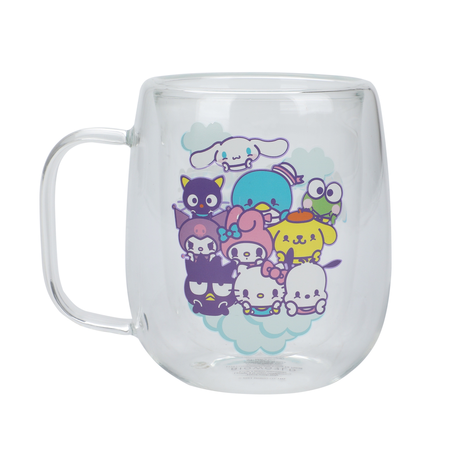 Bioworld Hello Kitty & Friends 11 Oz. Glass Mug