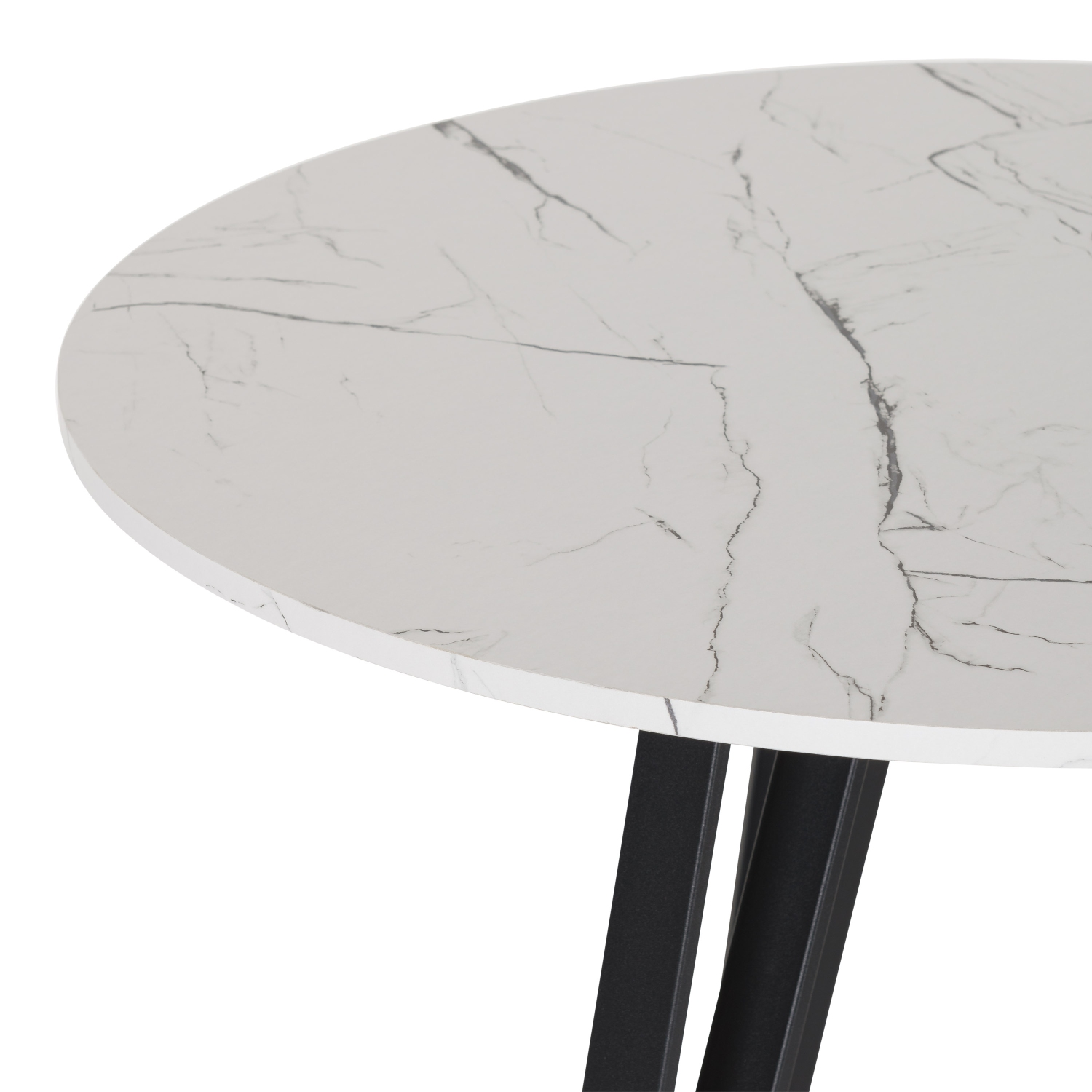 CorLiving Lennox Iron Leg Dining Table