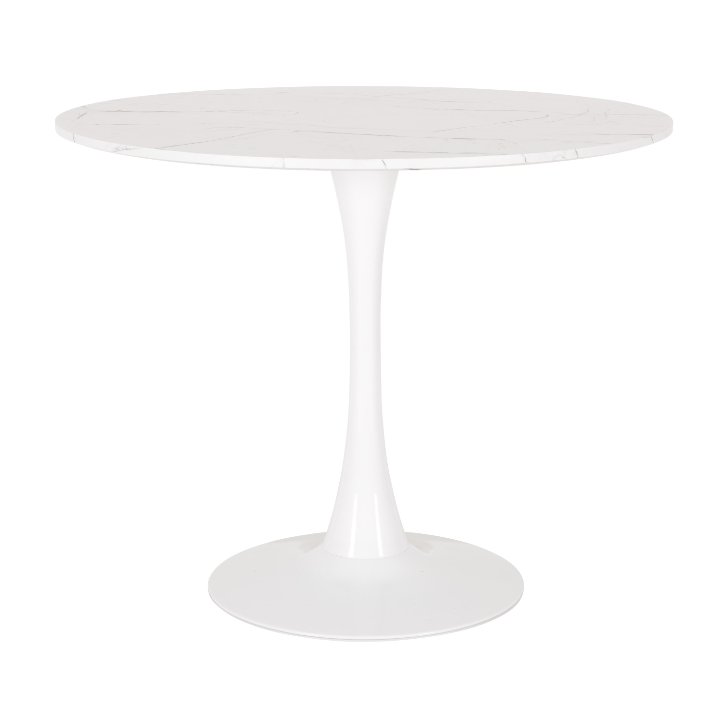 Table bistro ronde marbrée de 35 po de CorLiving