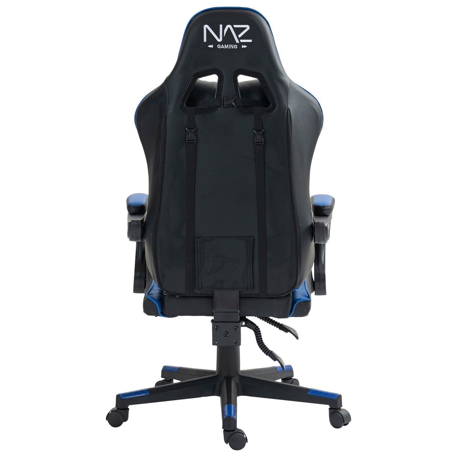 Fauteuil de jeu ergonomique à dossier haut en similicuir Tachi de Naz - Bleu