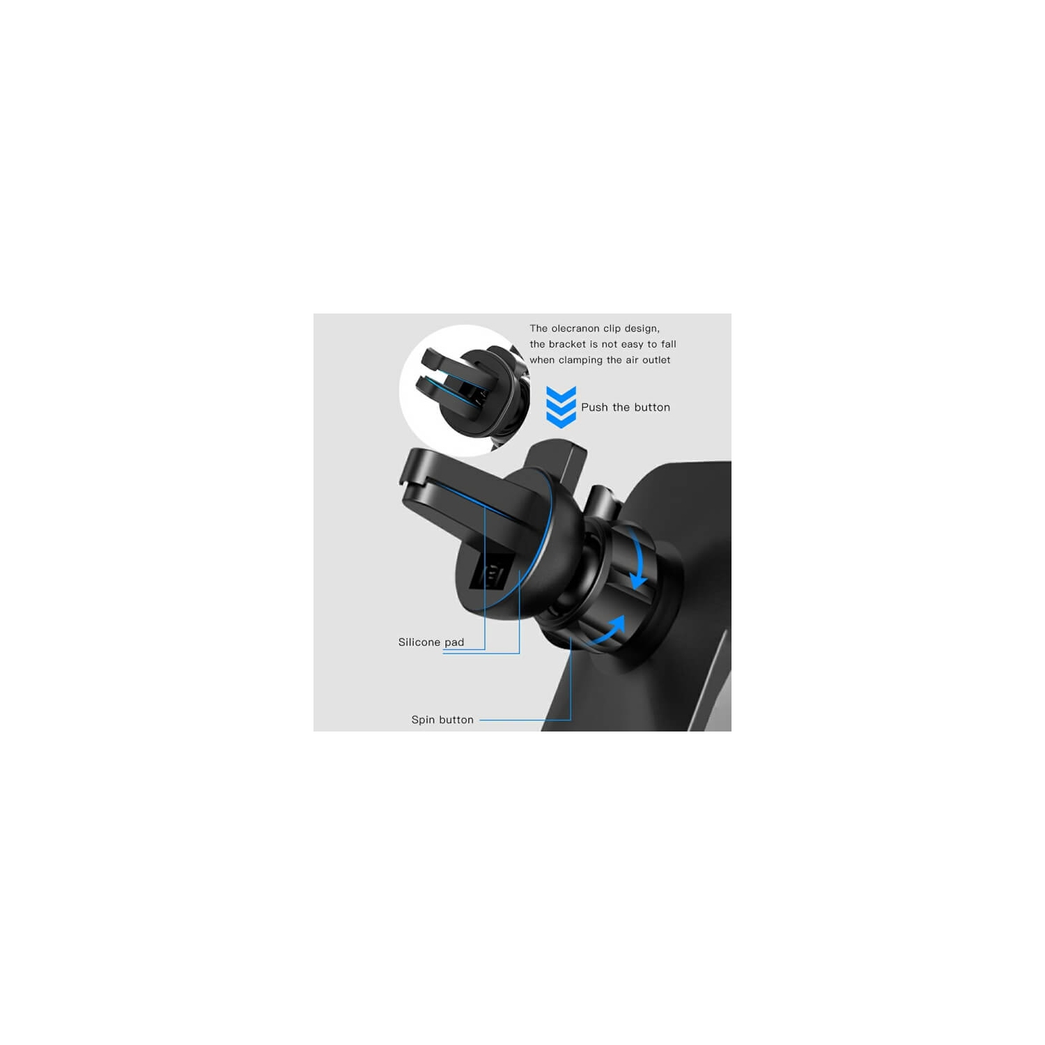 Universal Car Phone Holder Stand Dashboard Windshield GPS Car Mount Bracket Mobile Phone Holder Mobile Support Yesido C87