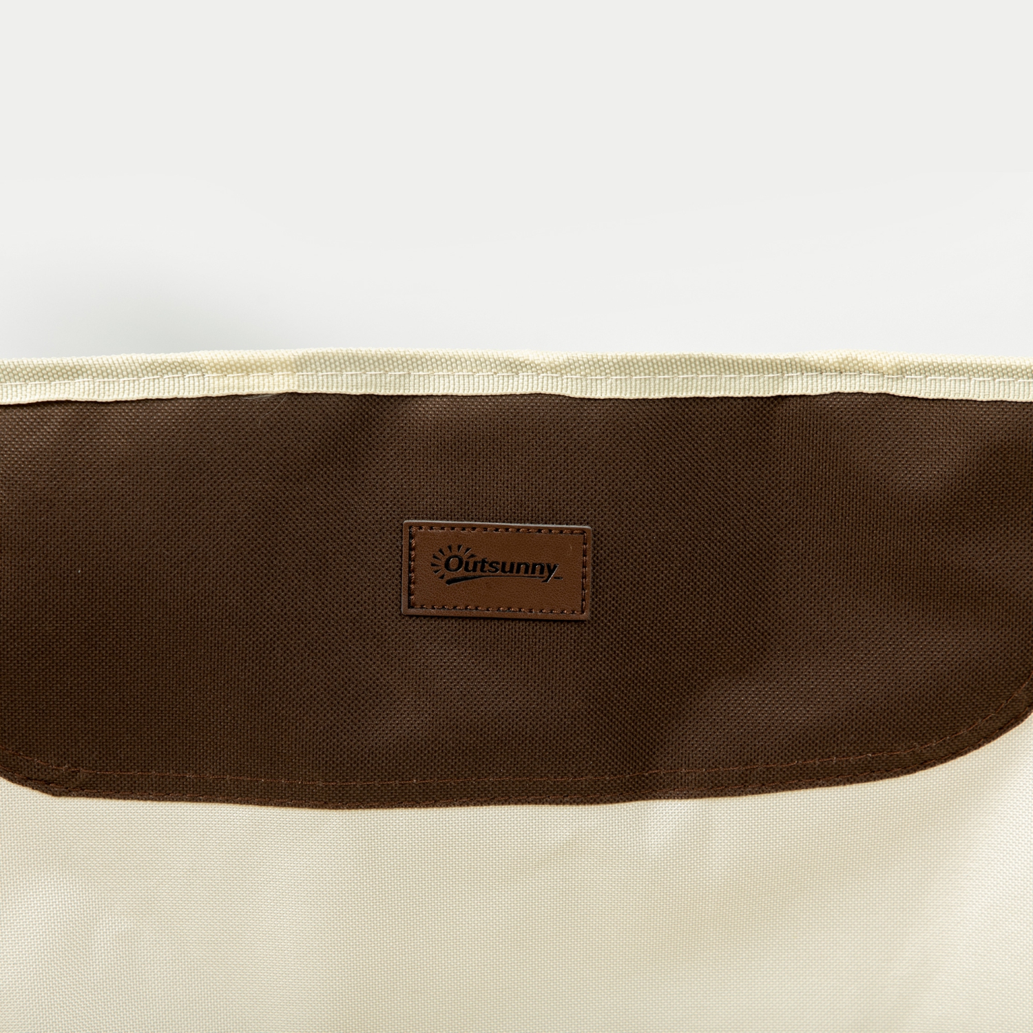 Outsunny Lightweight Camping Chair for Adults, Portable Folding Chair with Carry Bag and Side Pocket for Hiking, Beach, Picnic, Backpacking, White