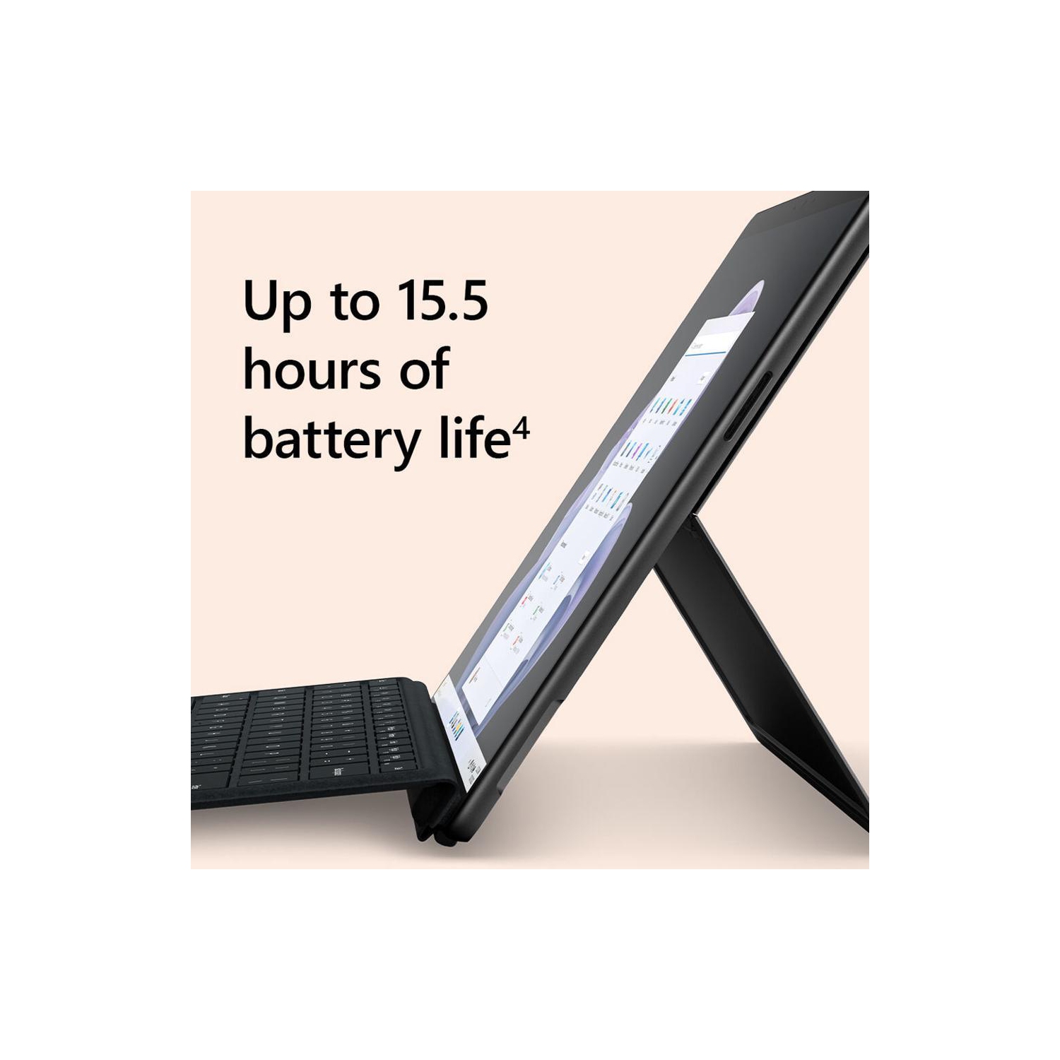 Refurbished Microsoft Surface Pro 9 - Intel Core i7-1255U/16GB LPDDR5/256GB SSD, Windows 11 Home, Graphite (Device Only)