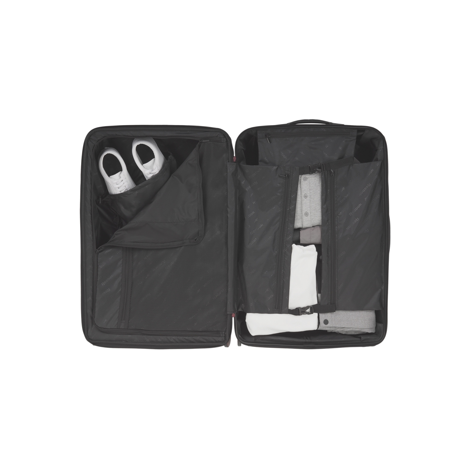 Reebok Commitment Hardside Carry-On Luggage with Expansion - Black