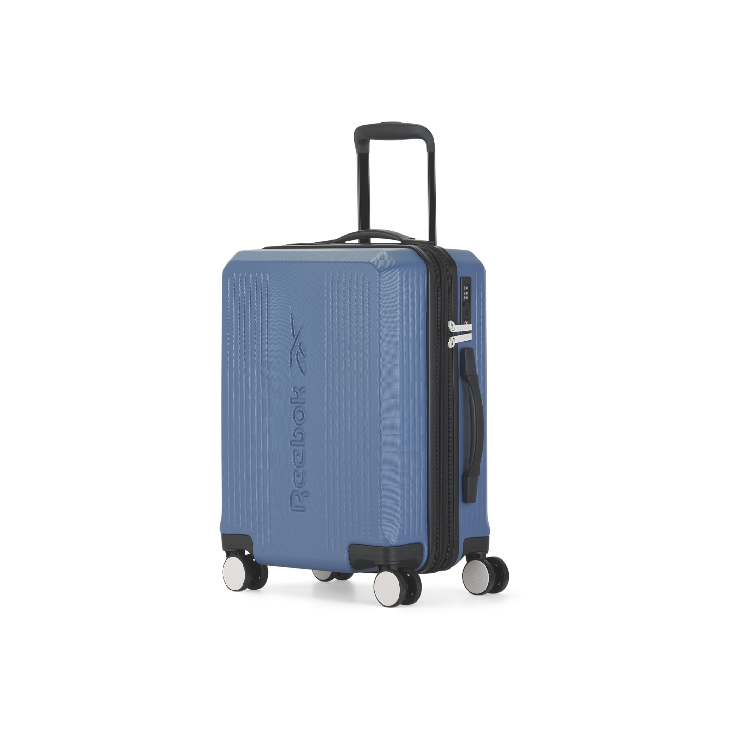 Bagage de cabine rigide Commitment de Reebok avec extension - Bleu