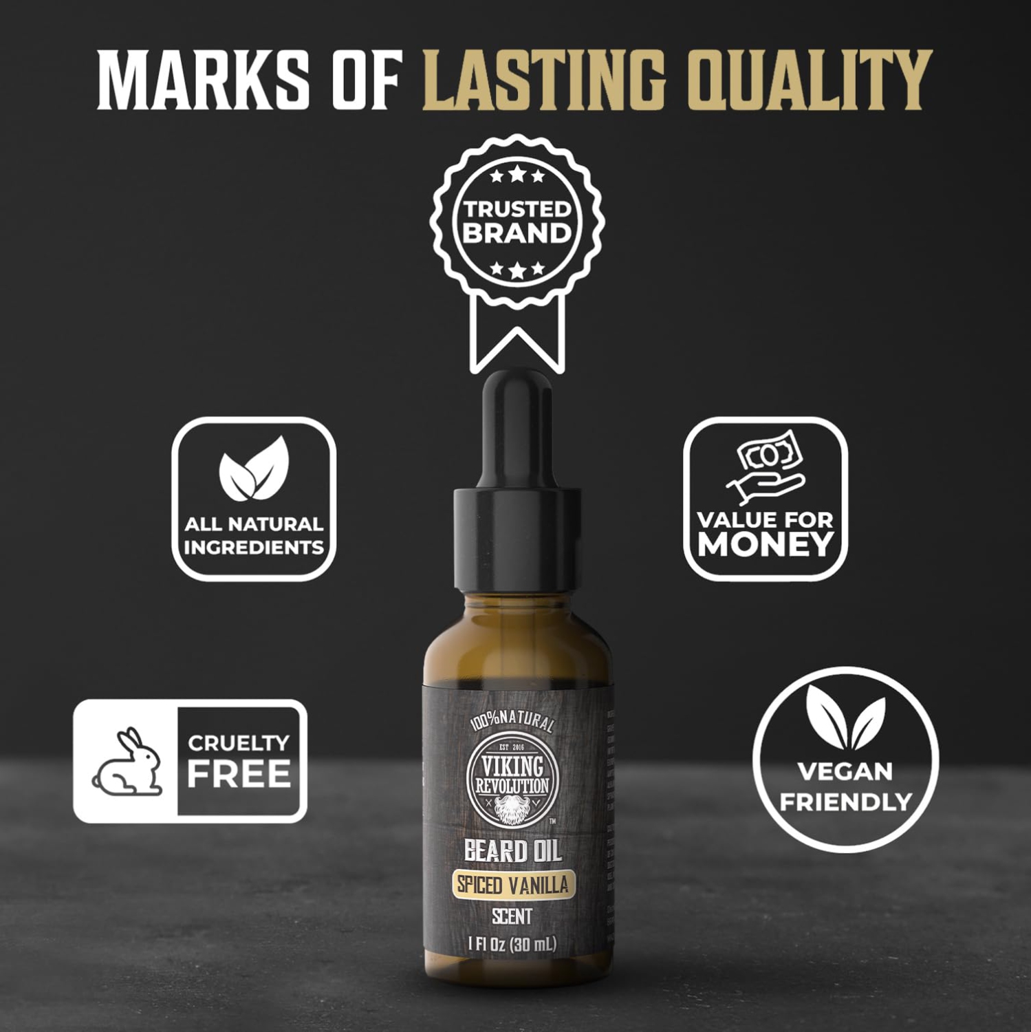 Viking Revolution Beard Oil for Men -