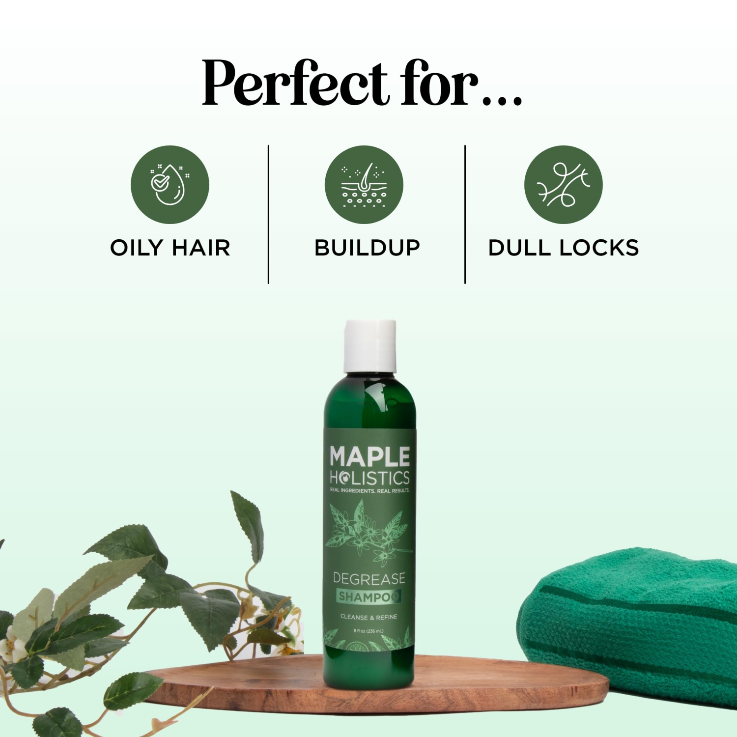 Degrease Shampoo for Oily Hair Care - Deep Cleansing Shampoo for Greasy Hair and Scalp Cleanser for Build Up