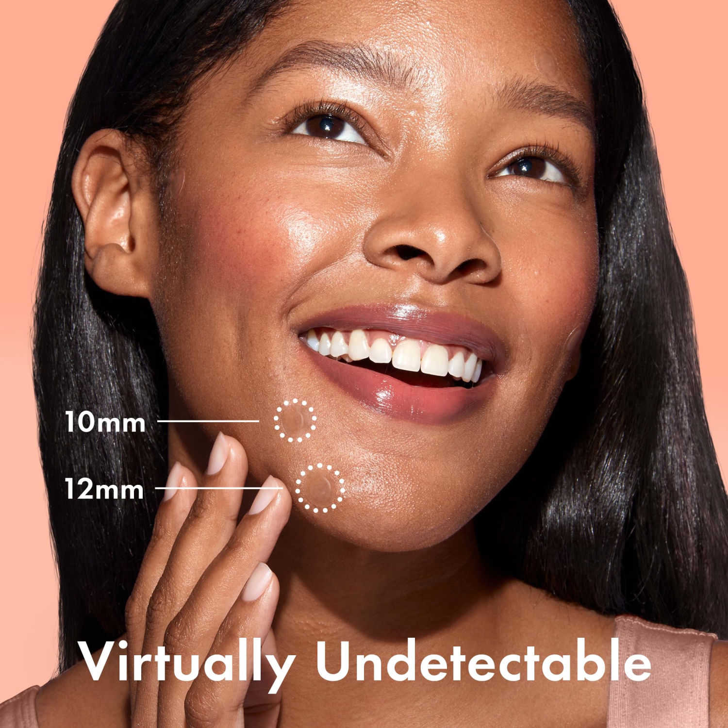 Rael Miracle Invisible Spot Cover - Absorbing Cover, Skin Care, Facial Stickers, 2 Sizes