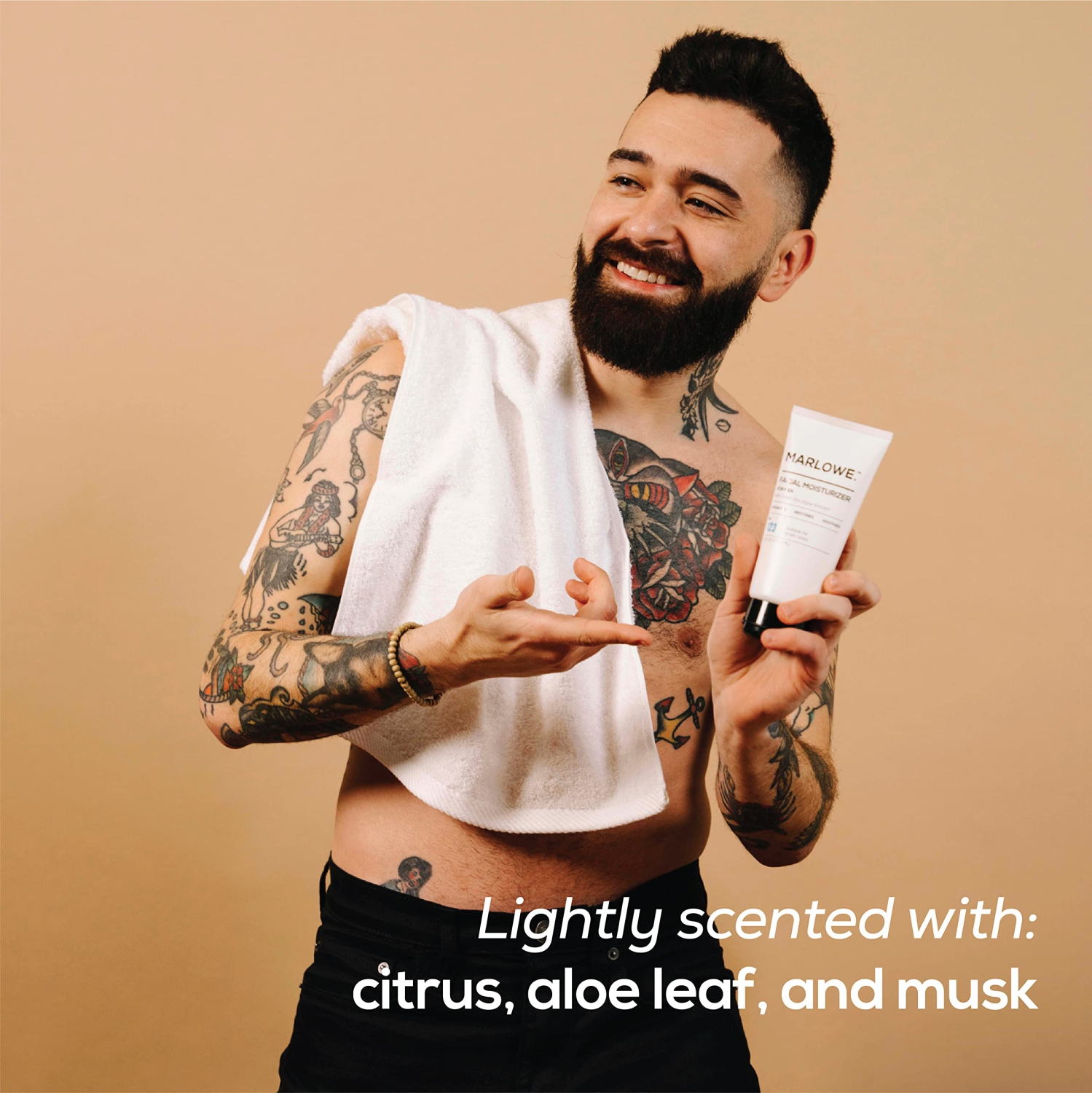 MARLOWE. No. 123 Men's Facial Moisturizer, 6 oz