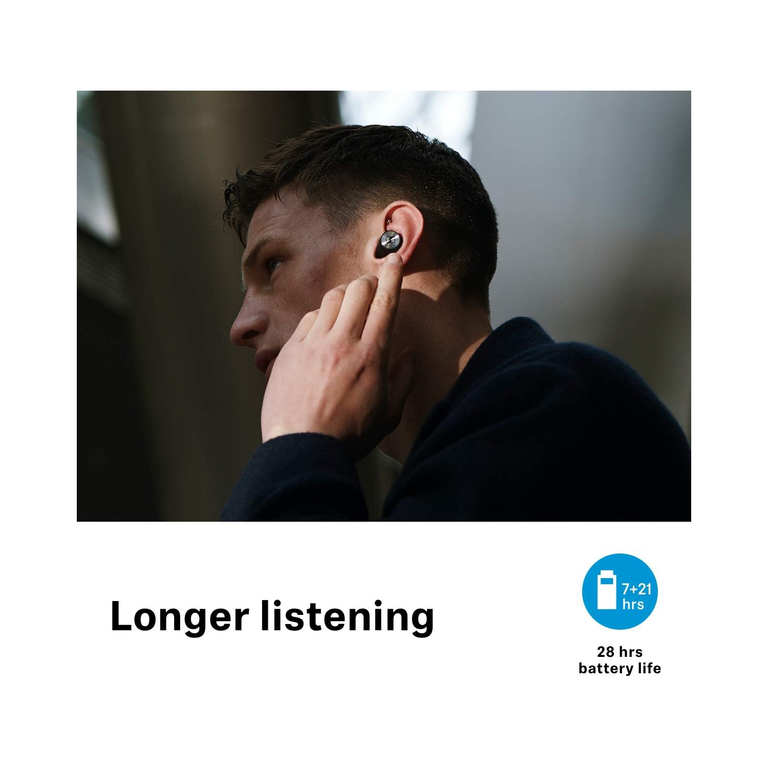 Refurbished - Sennheiser Momentum True Wireless 2, Bluetooth earbuds with active noise cancellation