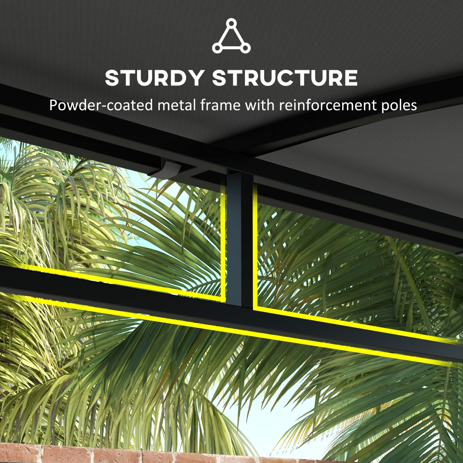 Outsunny 7' x 5' BBQ Grill Gazebo Tent, Garden Grill Canopy with Steel Frame and Hooks, Outdoor Sun Shade, Charcoal Grey