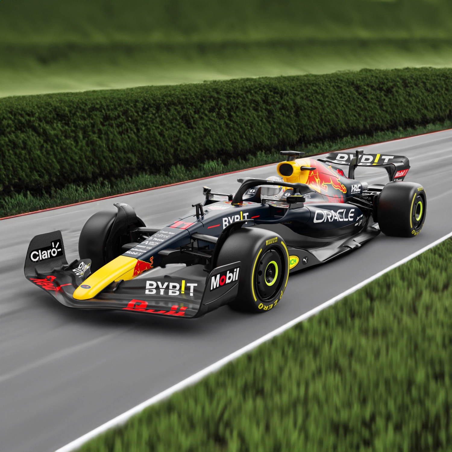 Oracle Red Bull Racing RB18 RC Car 1/12 Scale Licensed Remote Control Toy Car, Official F2 Merchandise by Rastar