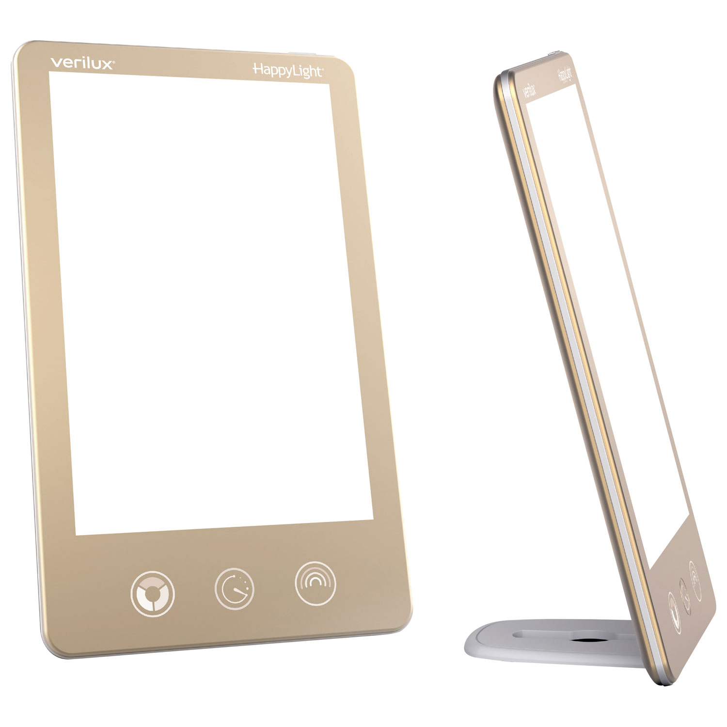 Lampe de luminothérapie HappyLight Alba de Verilux - Champagne doré