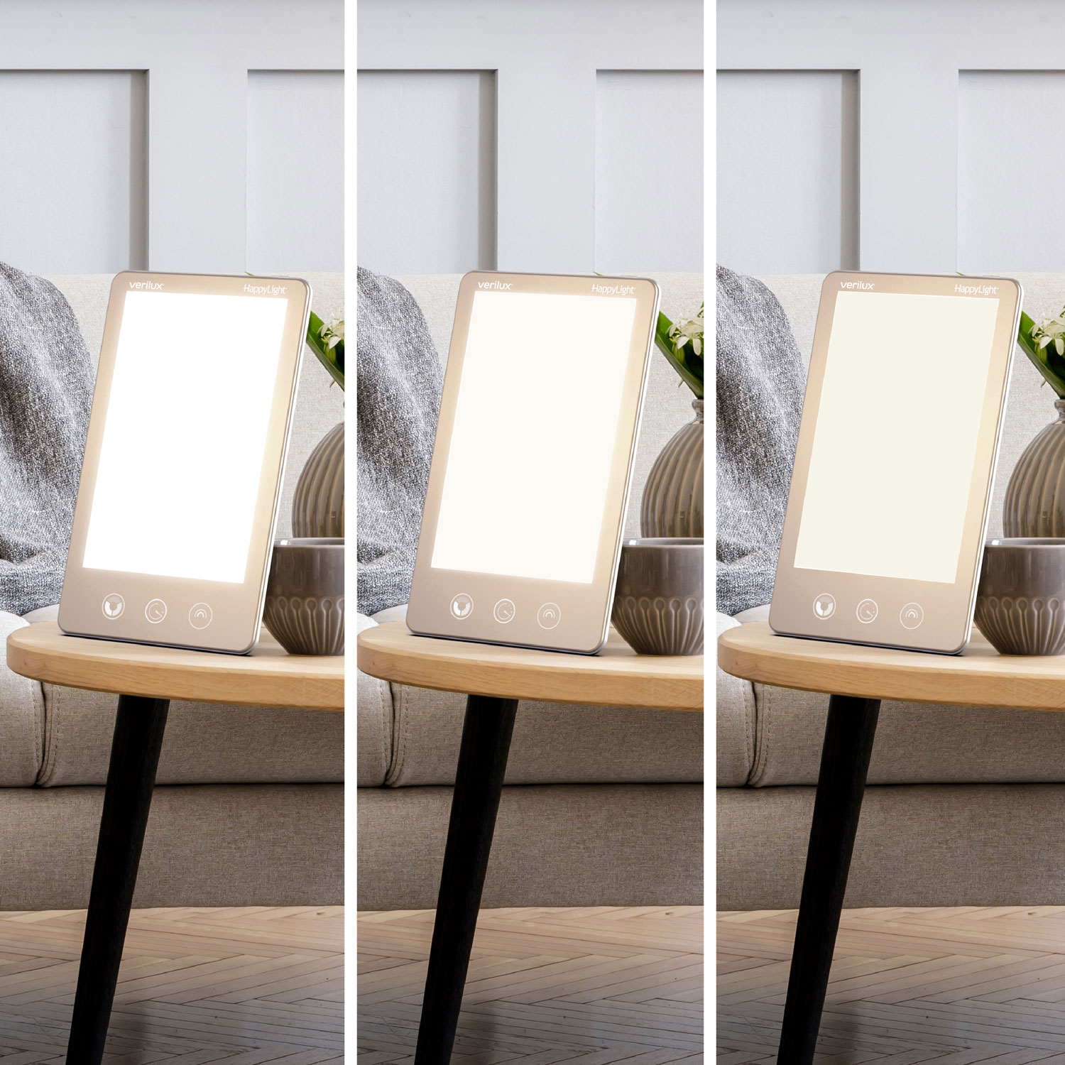 Lampe de luminothérapie HappyLight Alba de Verilux - Champagne doré