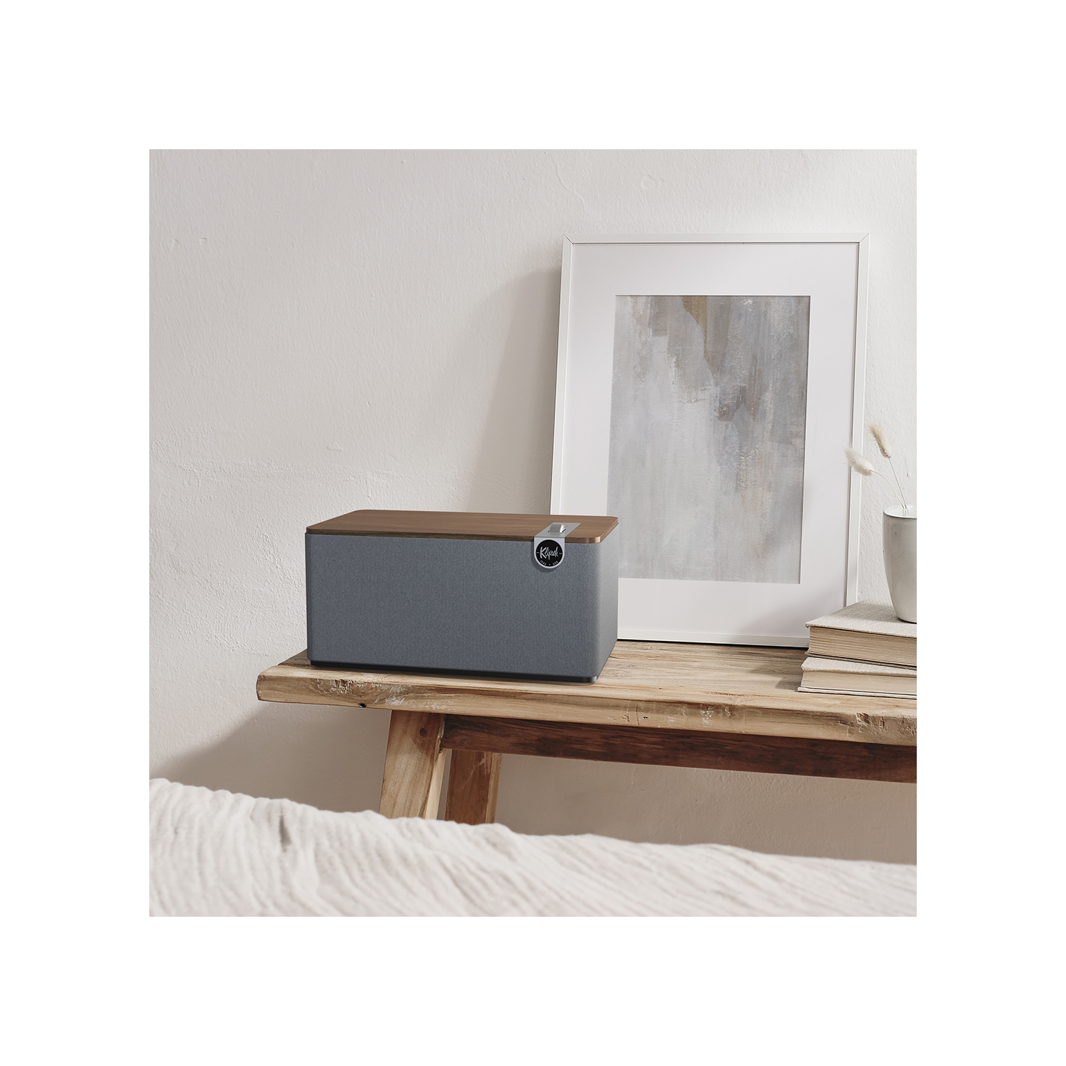 KLIPSCH HERITAGE THE THREE PLUS | SYSTÈME DE HAUT-PARLEURS BLUETOOTH HAUT DE GAMME - NOYER