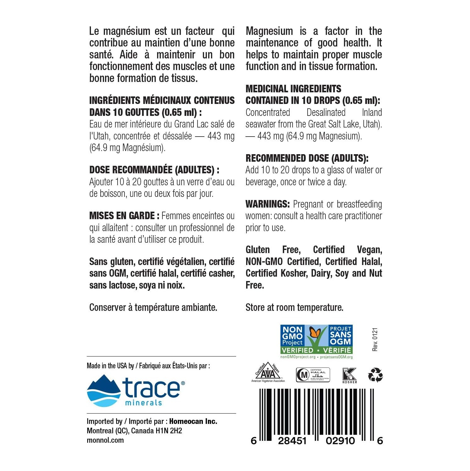 Monnol - Concentrace Trace Mineral Drops, 60ml