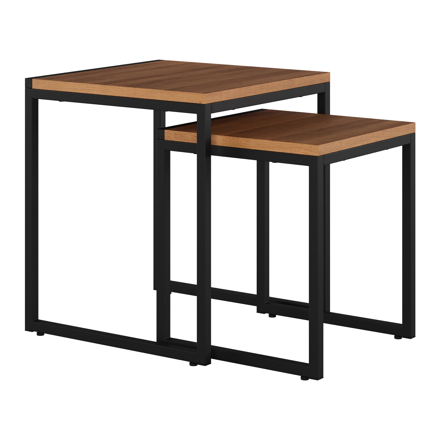 CorLiving LFF-390-C Square Nesting Side Tables
