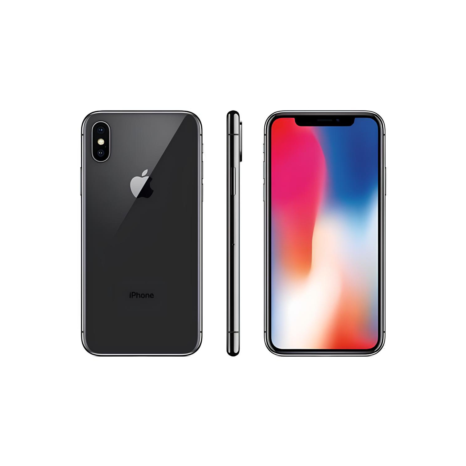 Refurbished - Apple iPhone X 64GB Smartphone - Space Grey - Unlocked - Certified Refurbished